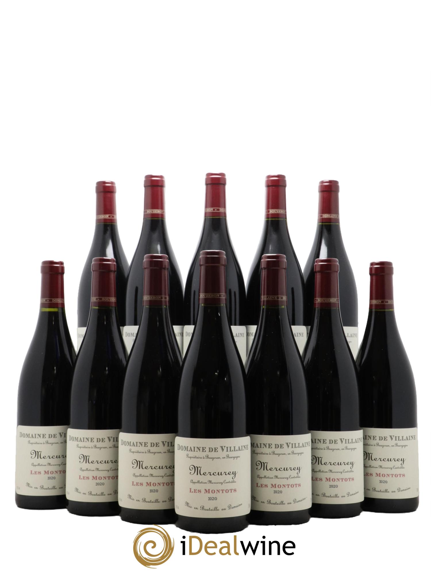 Mercurey Les Montots Domaine de Villaine 2020 - Lot of 12 bottles - 0