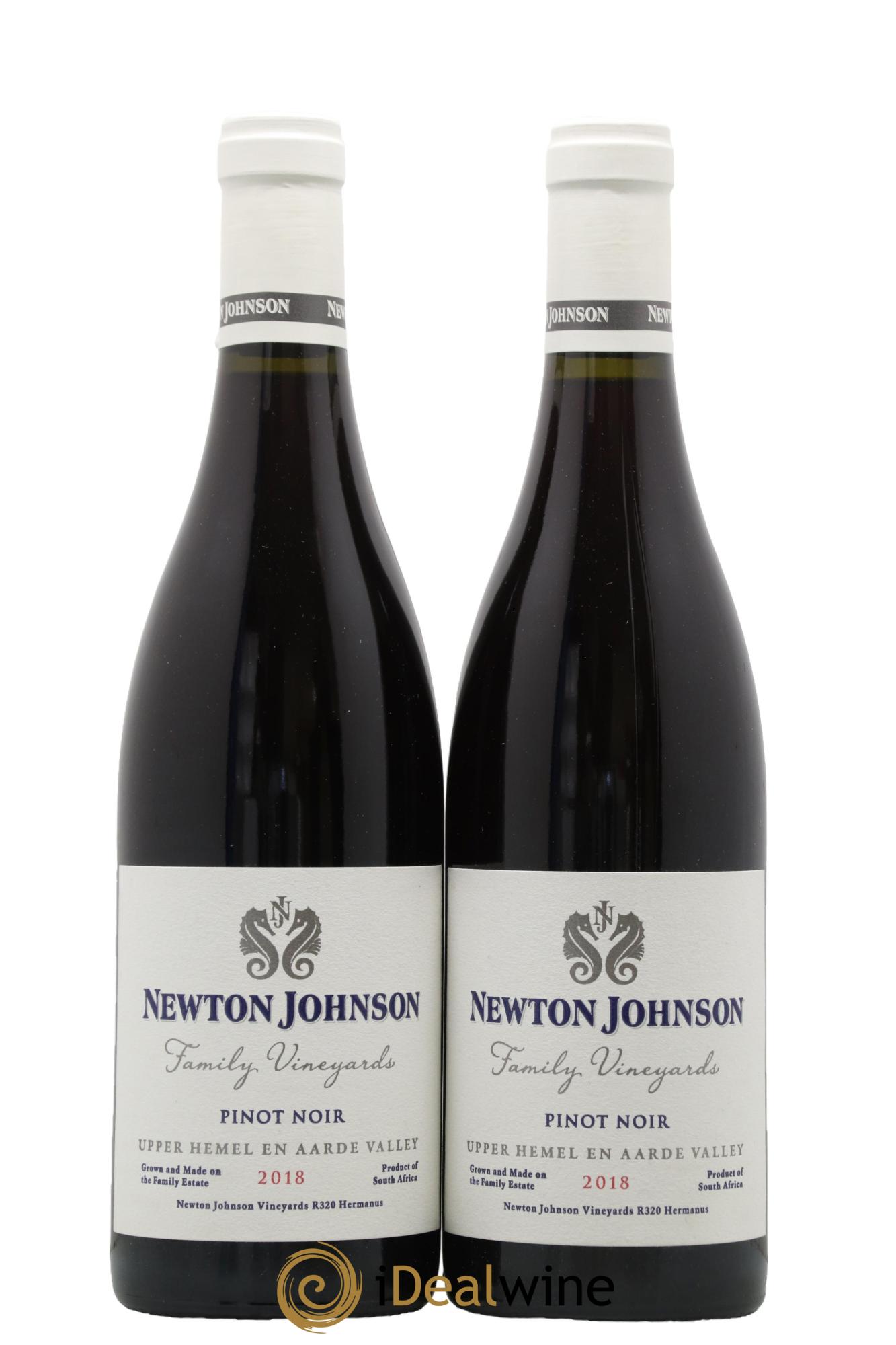 Afrique du Sud Pinot Noir Newton Johnson 2018 - Posten von 2 Flaschen - 0