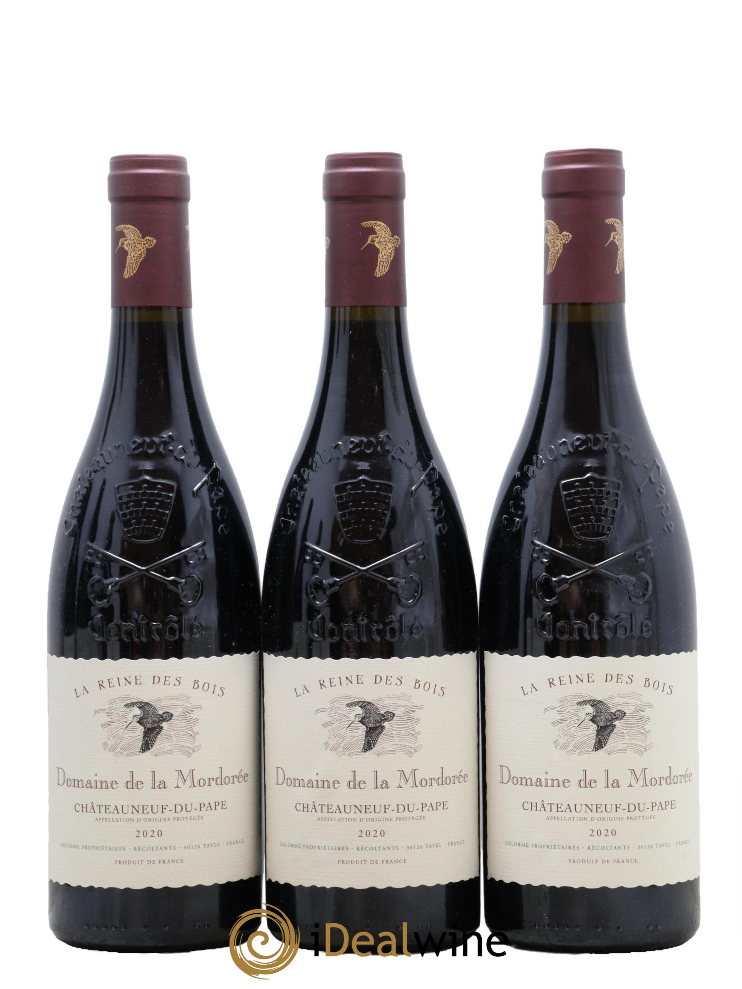 Châteauneuf-du-Pape  Cuvée de la Reine des Bois La Mordorée (Domaine de) 2020 - Lot de 6 bouteilles - 1