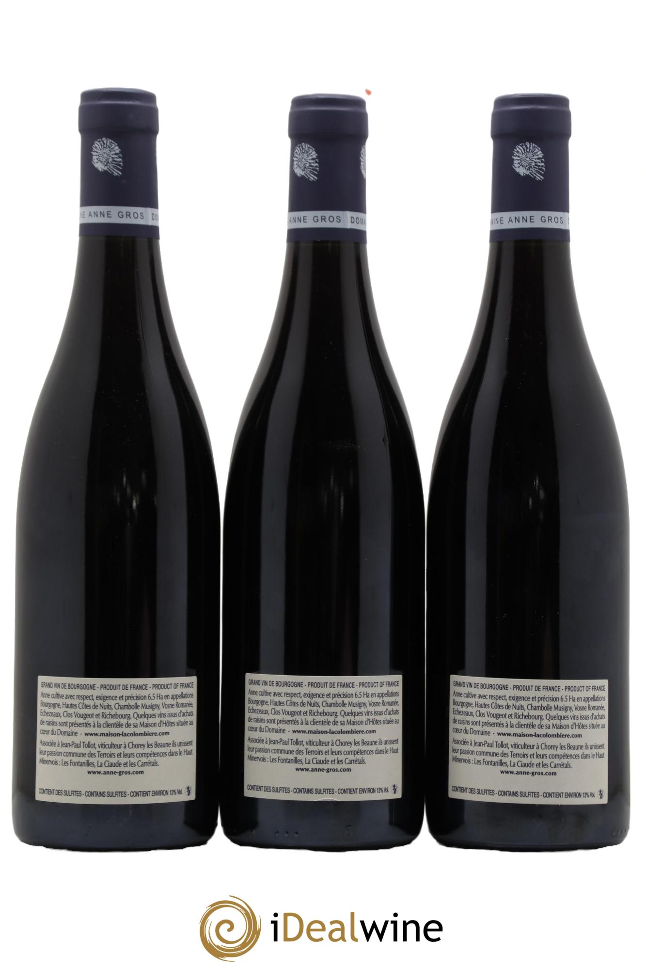 Echezeaux Grand Cru Les Loachausses Anne Gros  2009 - Lotto di 3 bottiglie - 1