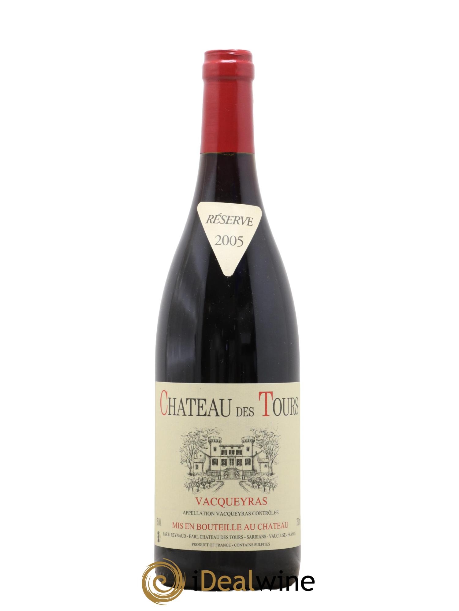 Vacqueyras Château des Tours Emmanuel Reynaud 2005 - Lotto di 1 bottiglia - 0