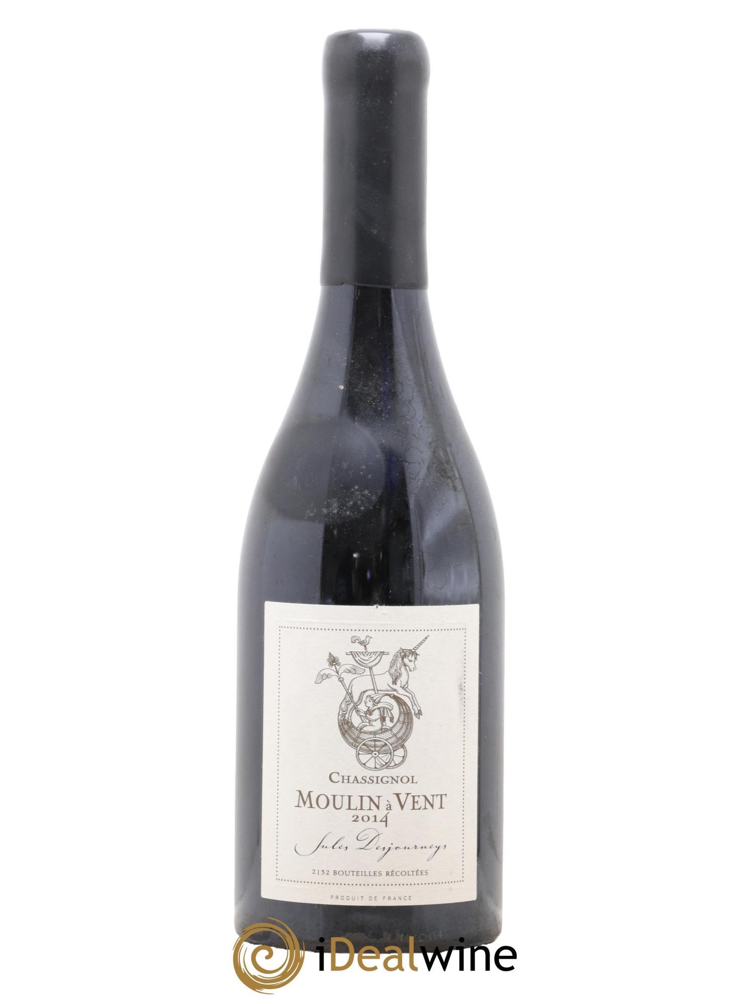 Moulin à Vent Chassignol Jules Desjourneys 2014 - Lot de 1 bouteille - 0