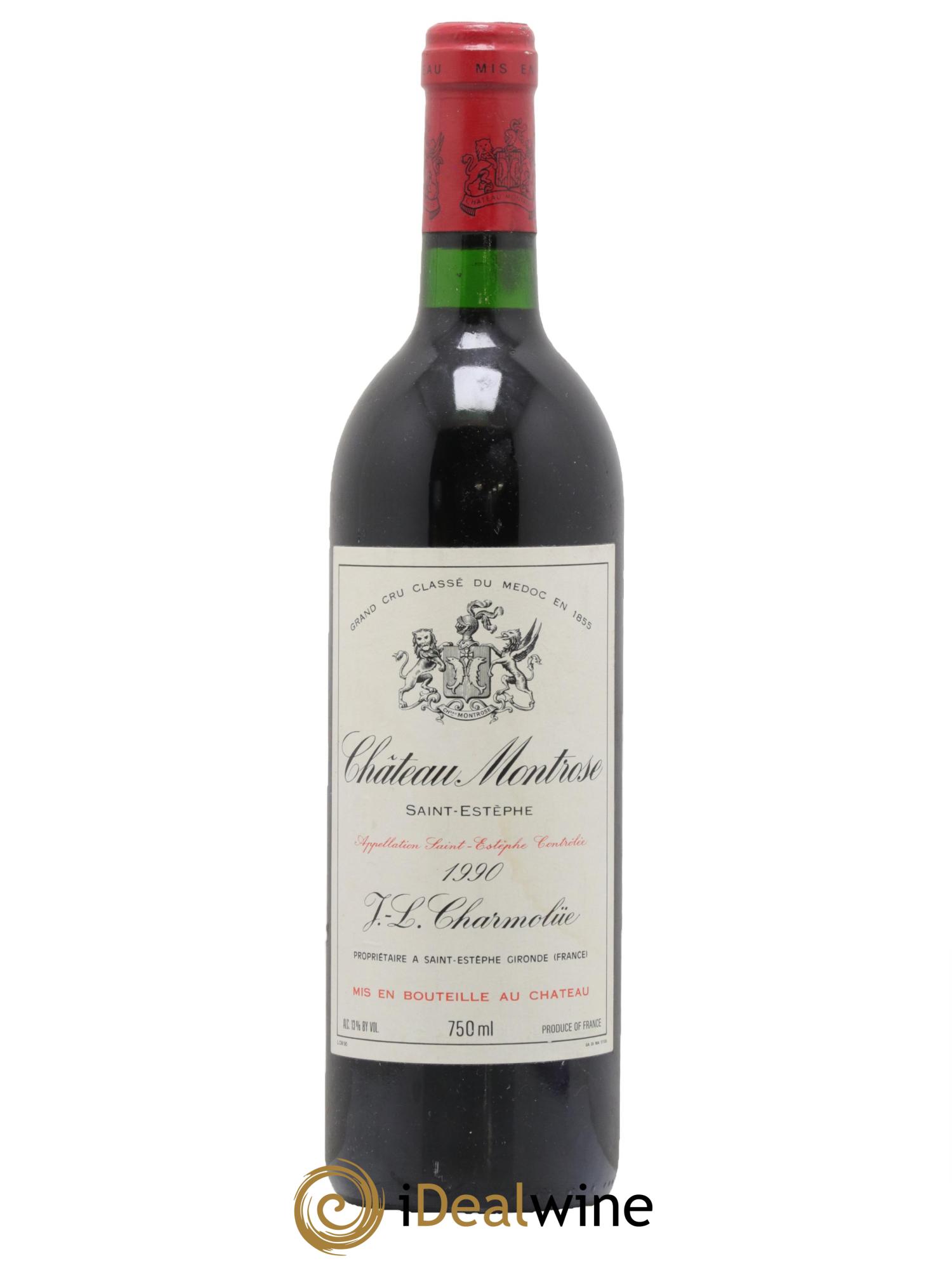 Château Montrose 2ème Grand Cru Classé 1990 - Lot de 1 bouteille - 0