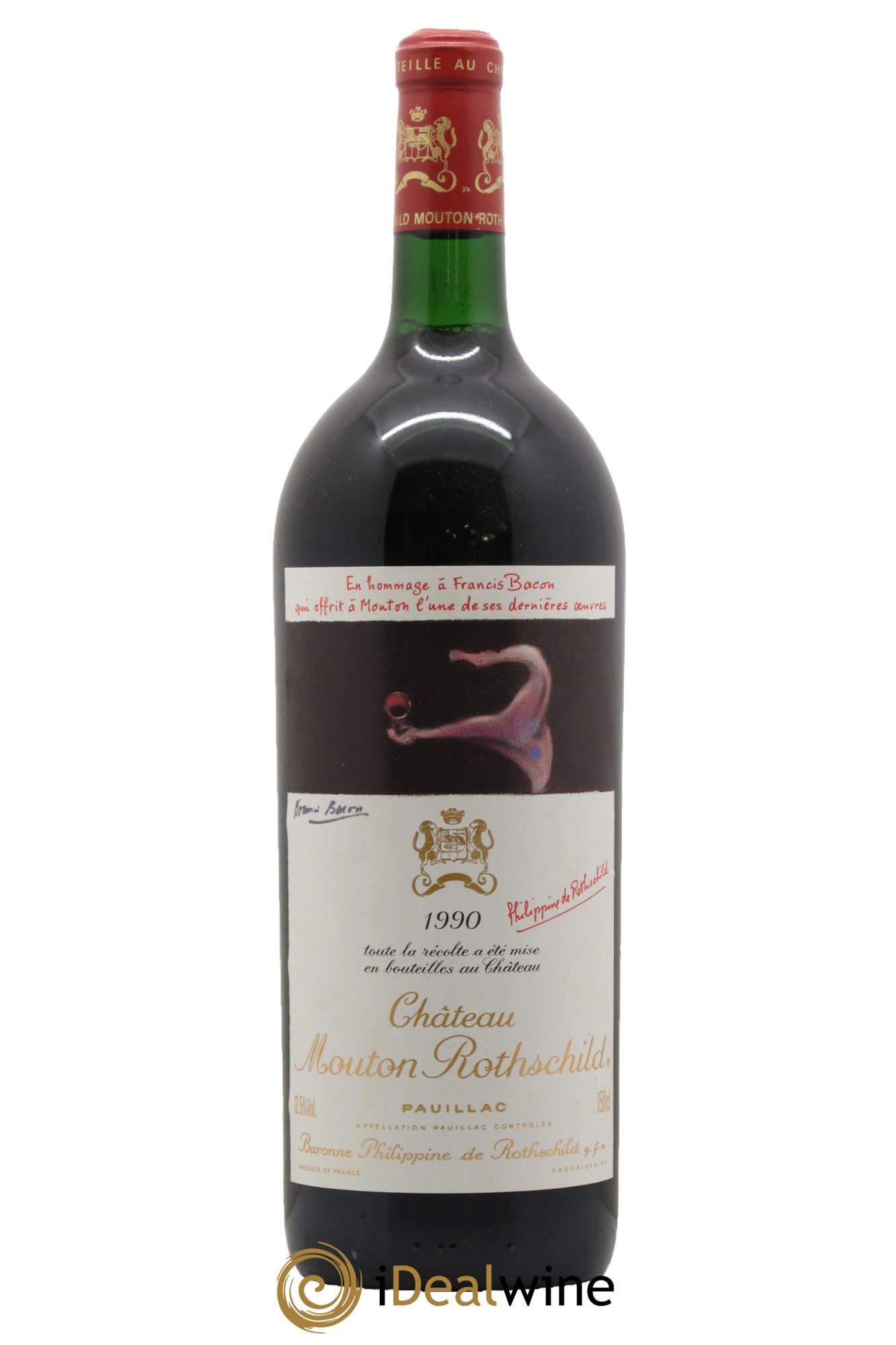 Château Mouton Rothschild 1er Grand Cru Classé 1990 - Posten von 1 Magnum - 0