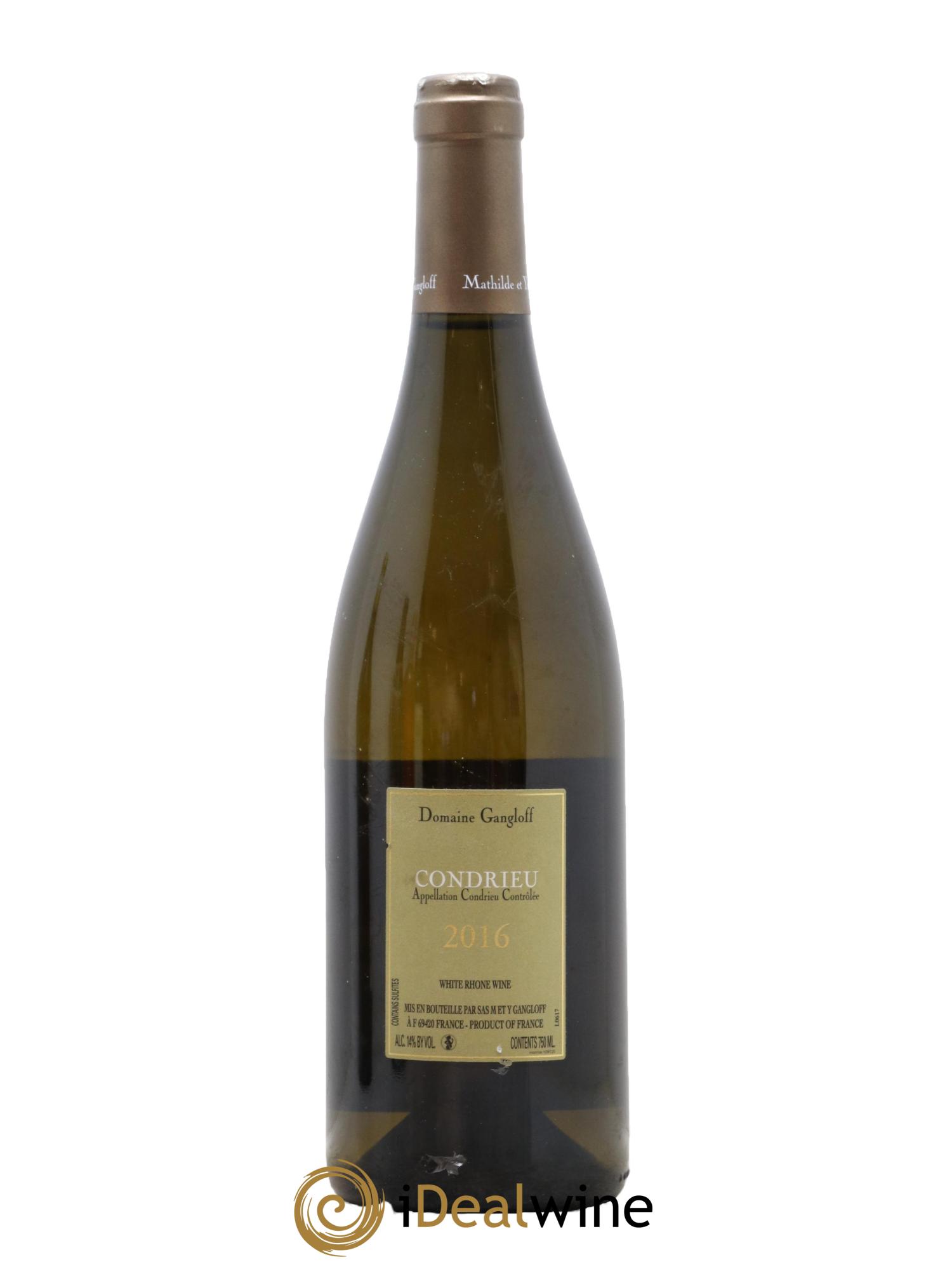 Condrieu Domaine Gangloff (Domaine) 2016 - Lotto di 1 bottiglia - 1