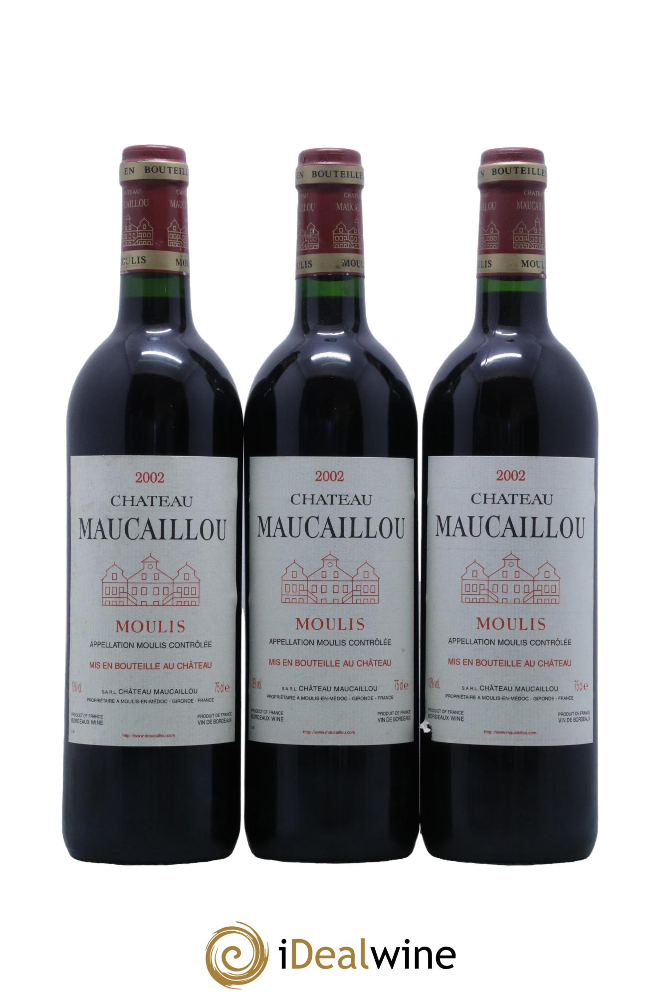 Château Maucaillou  2002 - Lot of 12 bottles - 4