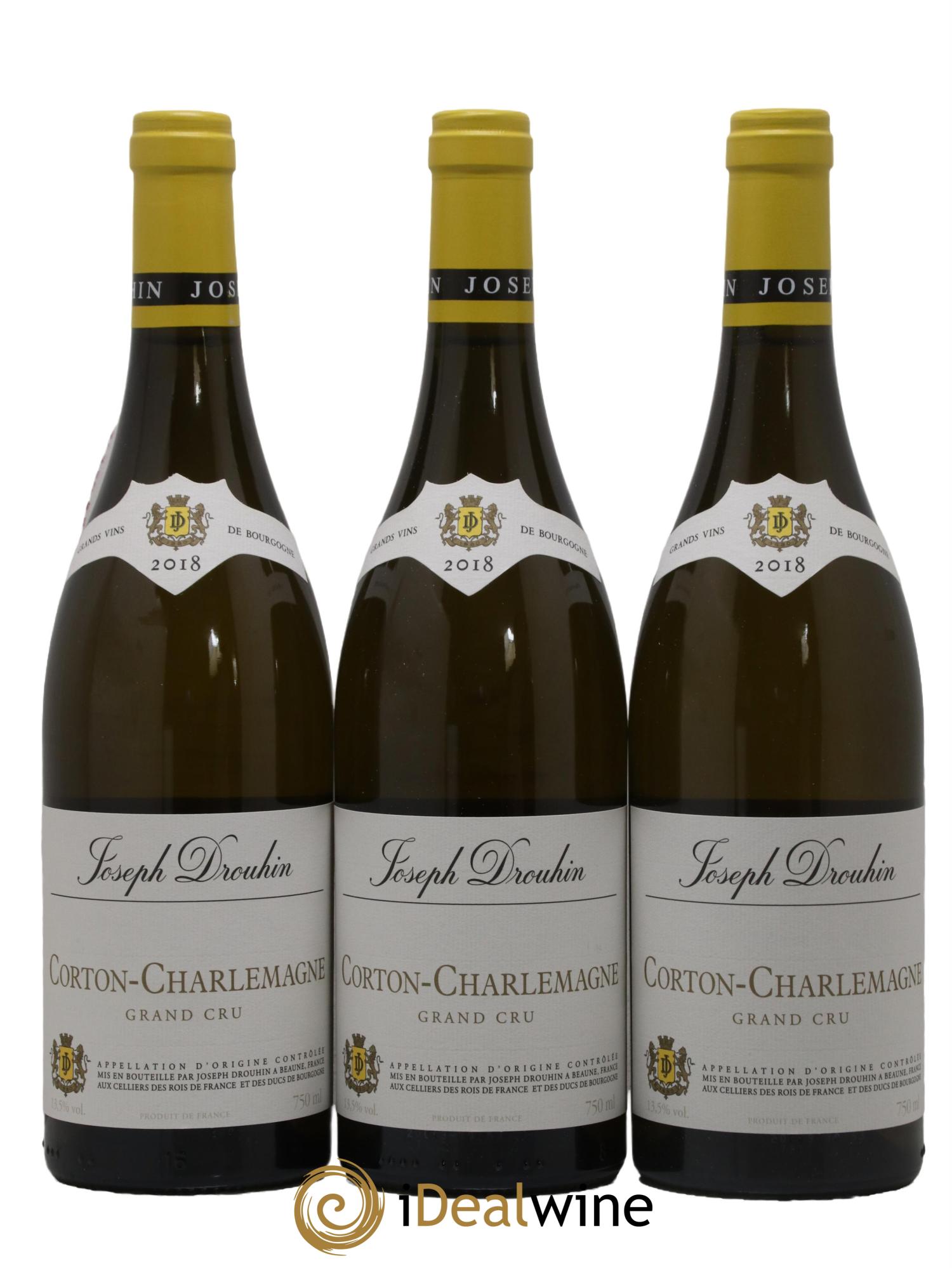 Corton-Charlemagne Grand Cru Joseph Drouhin 2018 - Posten von 6 Flaschen - 2