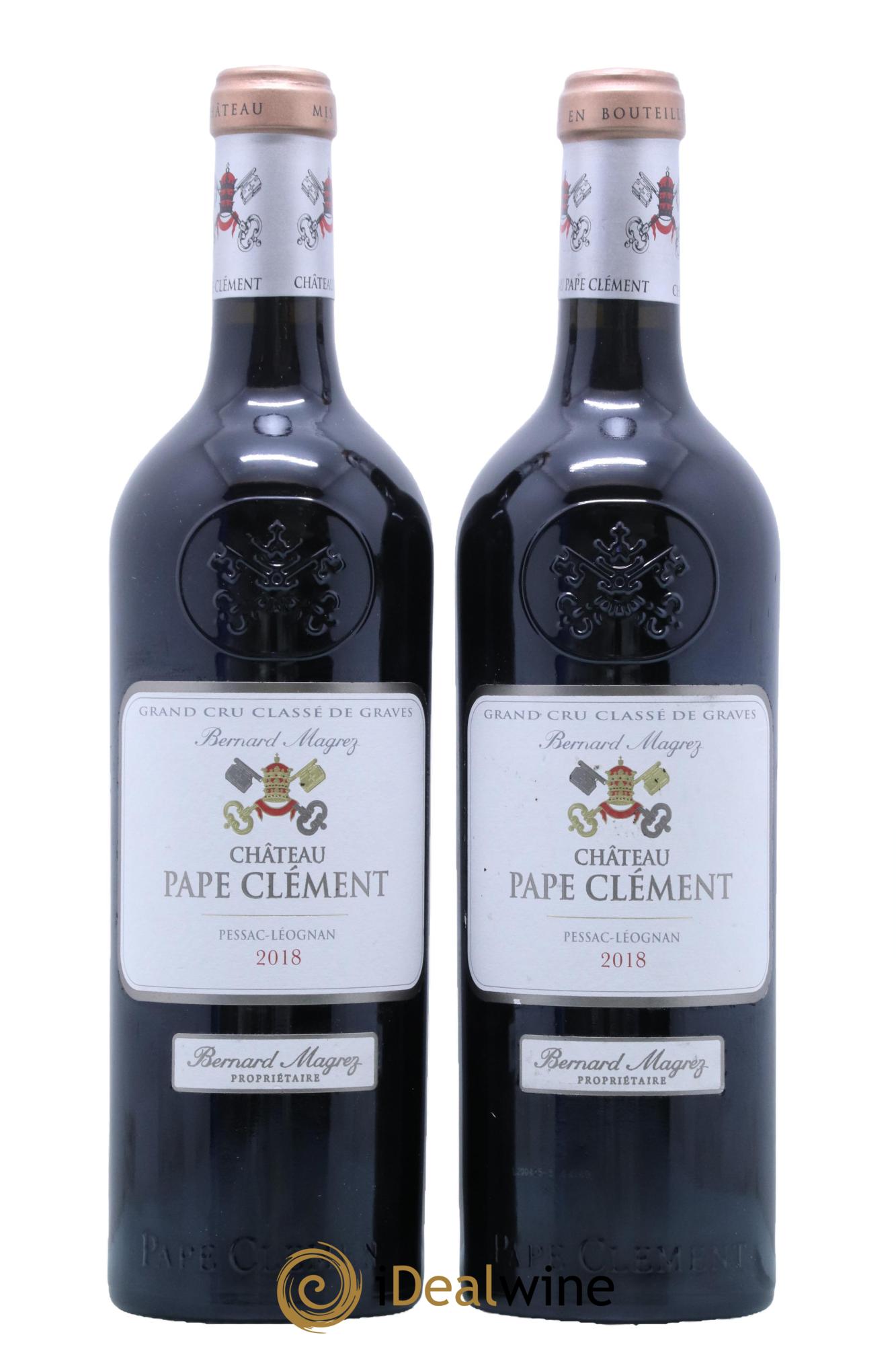 Château Pape Clément Cru Classé de Graves 2018 - Lotto di 2 bottiglie - 0