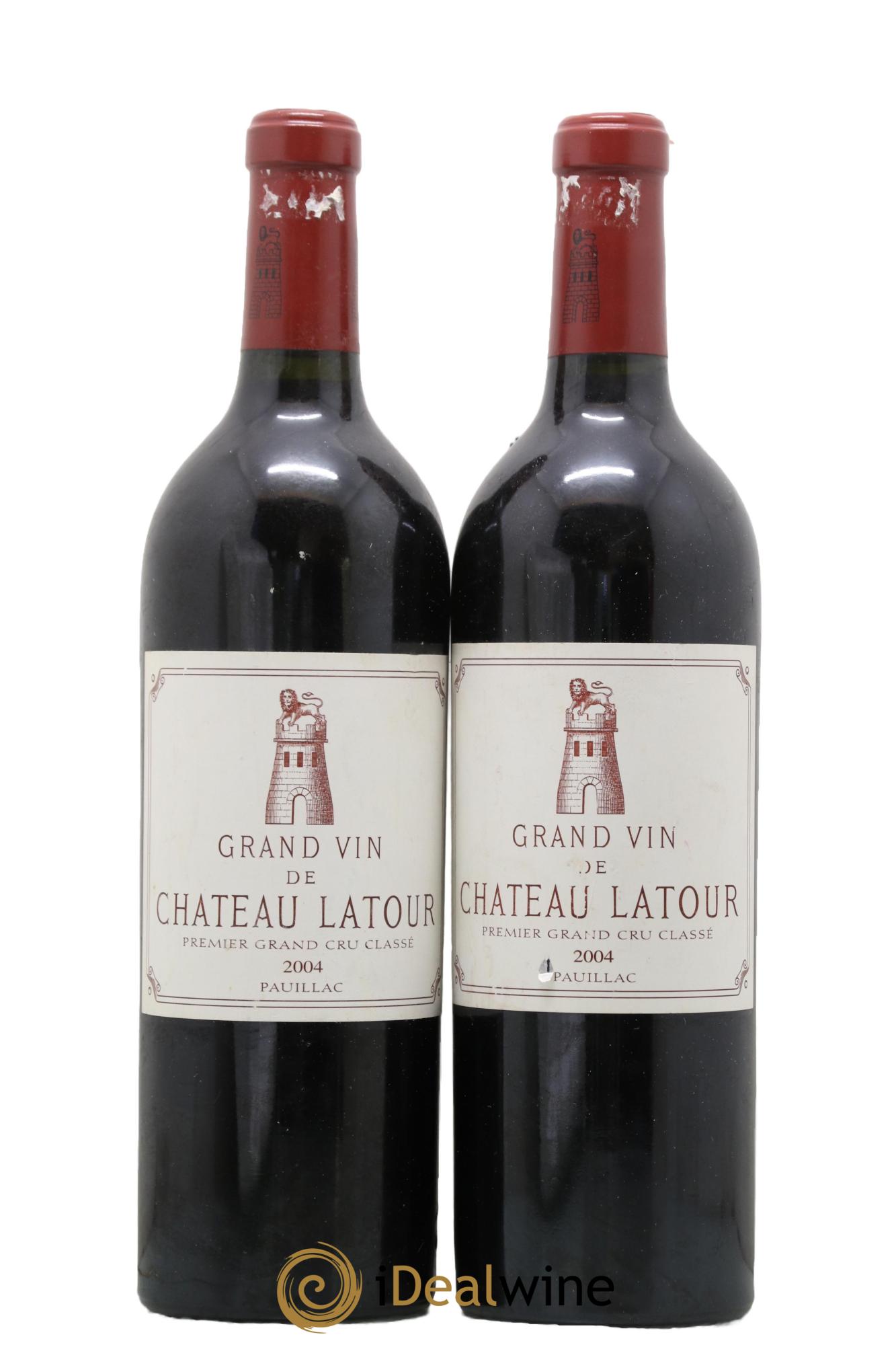 Château Latour 1er Grand Cru Classé 2004 - Posten von 2 Flaschen - 0