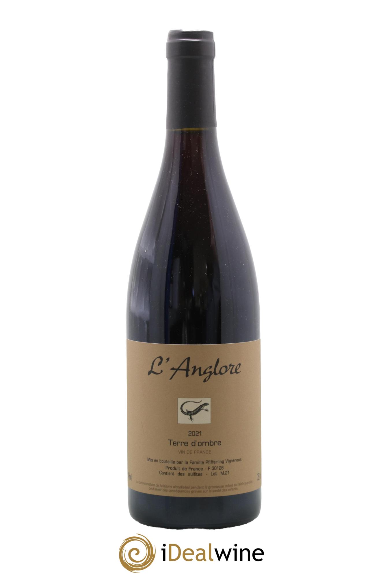 Vin de France Terre d'Ombre L'Anglore 2021 - Lotto di 1 bottiglia - 0