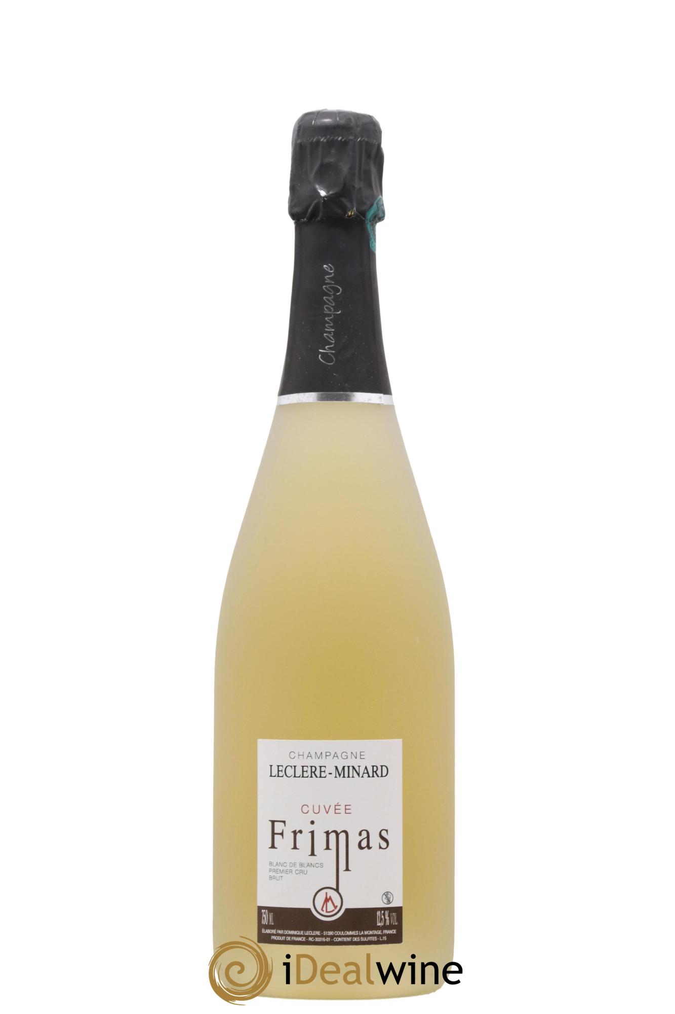 Champagne 1er Cru Blanc de Blancs Brut Cuvée Frimas Leclere-Minard - Lot de 1 bouteille - 0