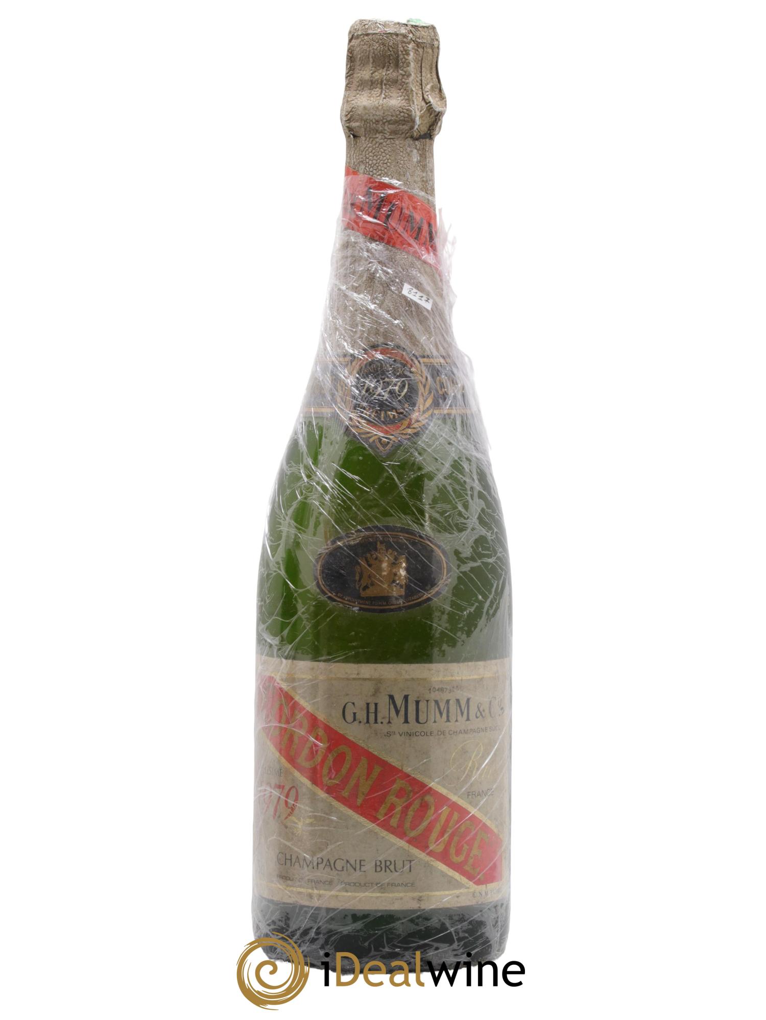 Cordon Rouge Mumm 1979 - Lot de 1 bouteille - 0