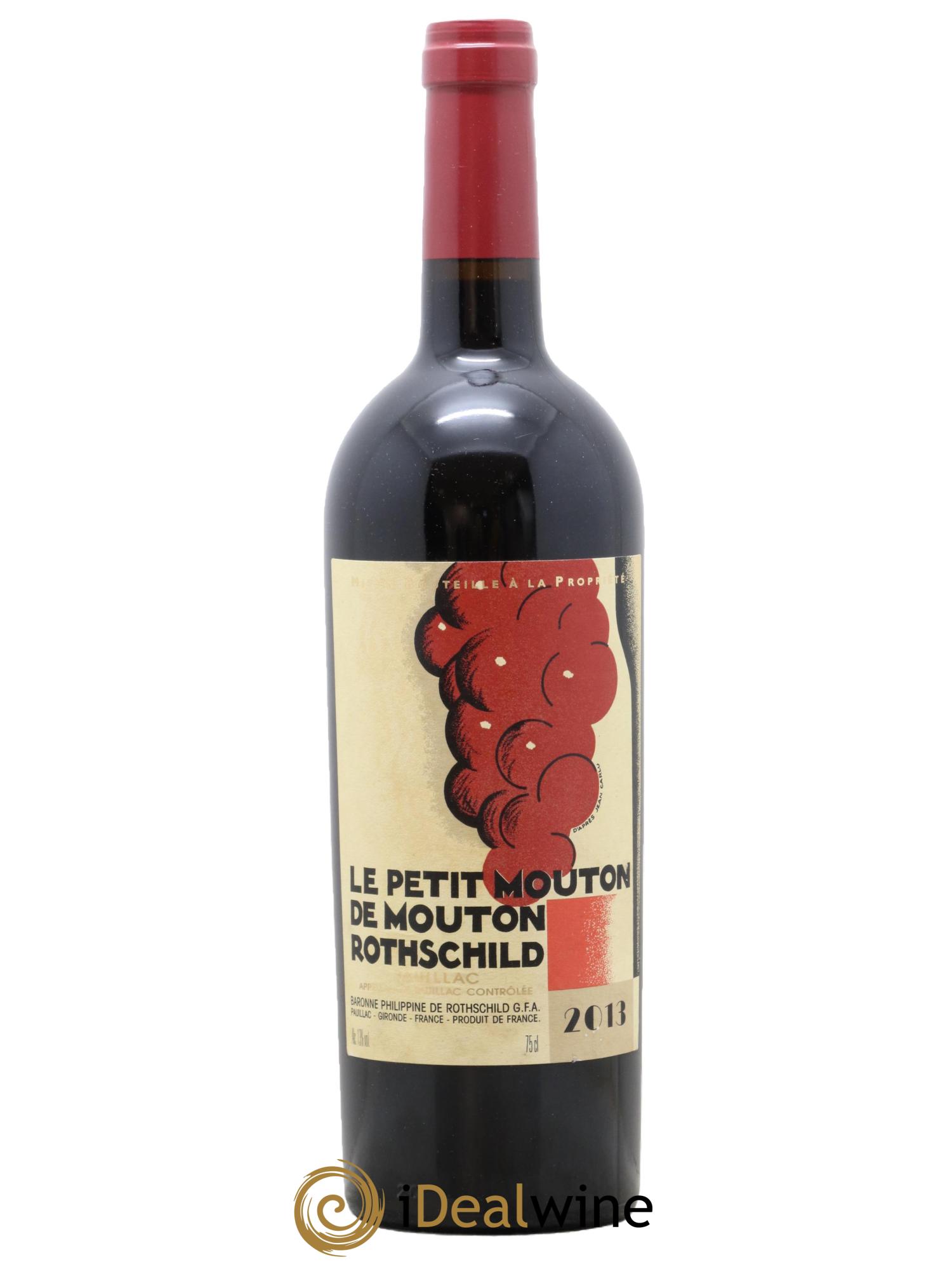 Petit Mouton Second Vin 2013 - Posten von 1 Flasche - 0