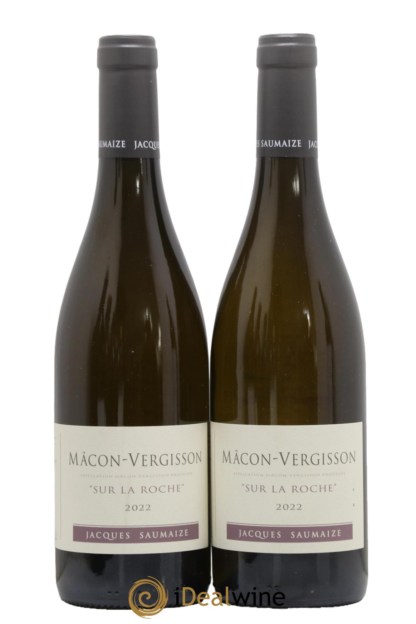 Mâcon Vergisson Sur La Roche Domaine Jacques Saumaize 2022 - Lot de 2 bouteilles - 0