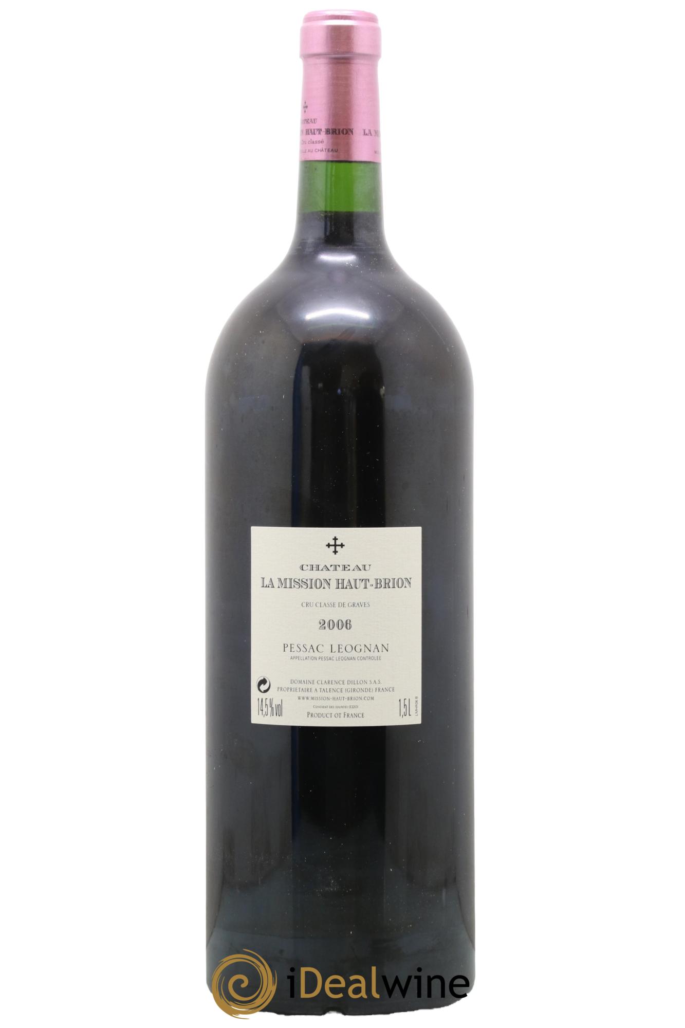 Château la Mission Haut-Brion Cru Classé de Graves 2006 - Lotto di 1 magnum - 1