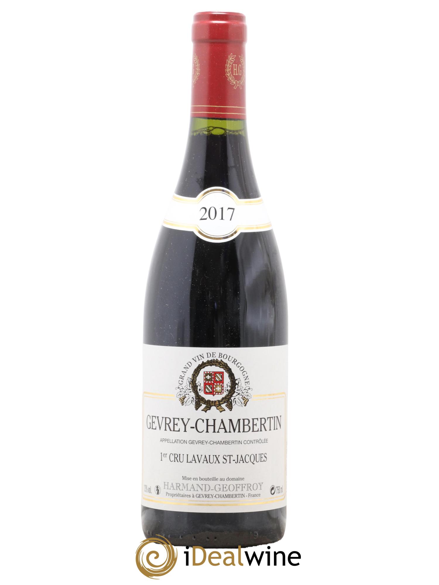 Gevrey-Chambertin 1er Cru Lavaux Saint Jacques Harmand-Geoffroy (Domaine) 2017 - Lotto di 1 bottiglia - 0