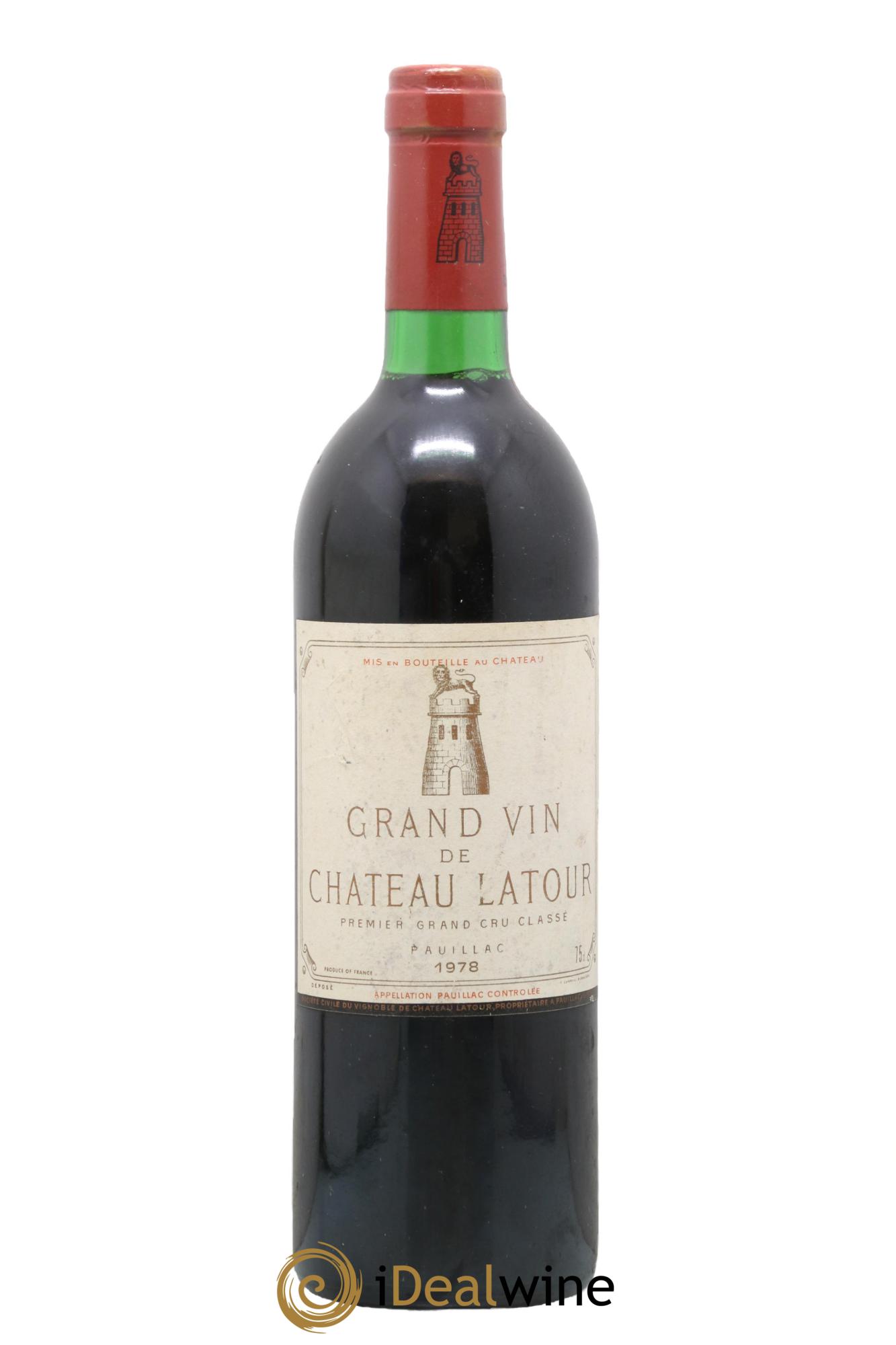 Château Latour 1er Grand Cru Classé 1978 - Lotto di 1 bottiglia - 0