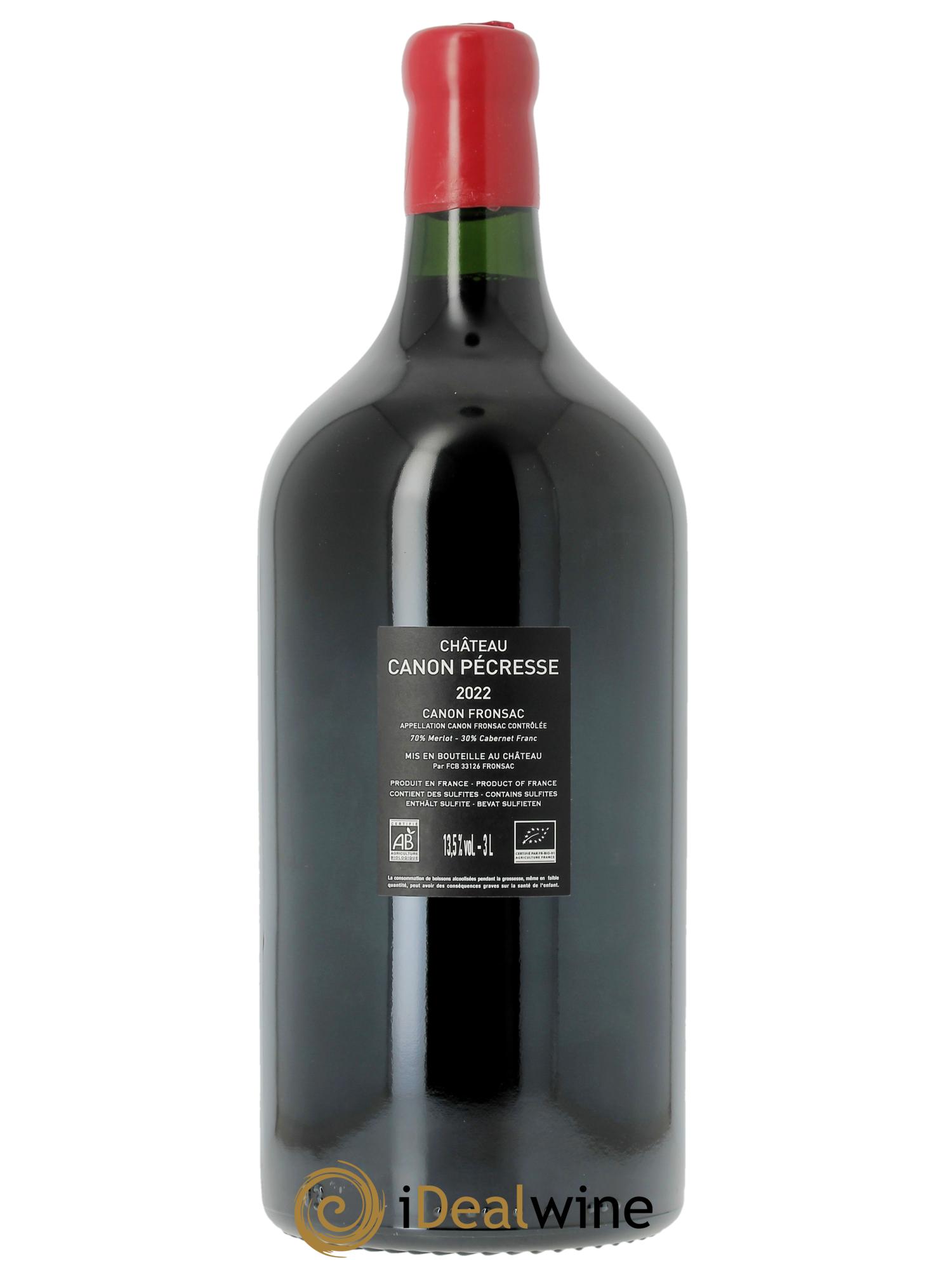 Château Canon Pécresse  2022 - Lot de 1 double magnum - 2