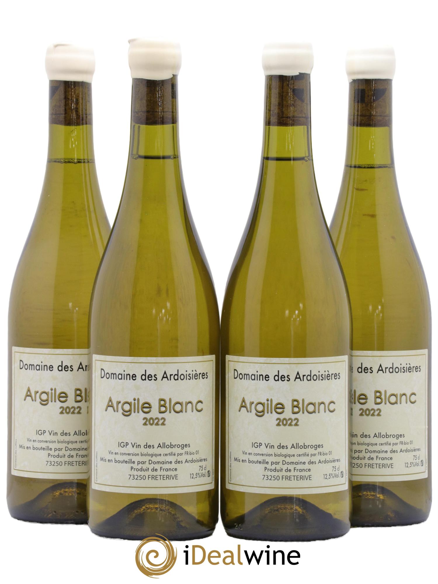 IGP Vin des Allobroges -Saint-Pierre-de-Soucy Argile Ardoisières (Domaine des) 2022 - Lot de 4 bouteilles - 0