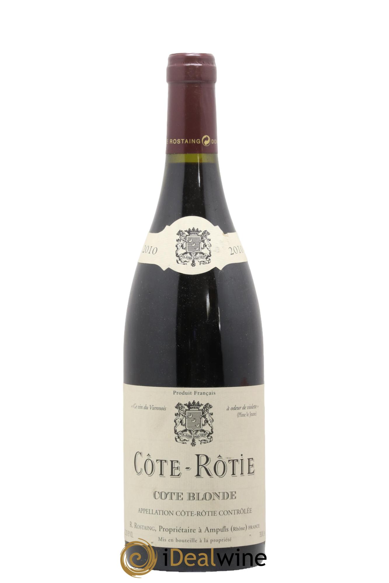 Côte-Rôtie Côte Blonde René Rostaing 2010 - Posten von 1 Flasche - 0