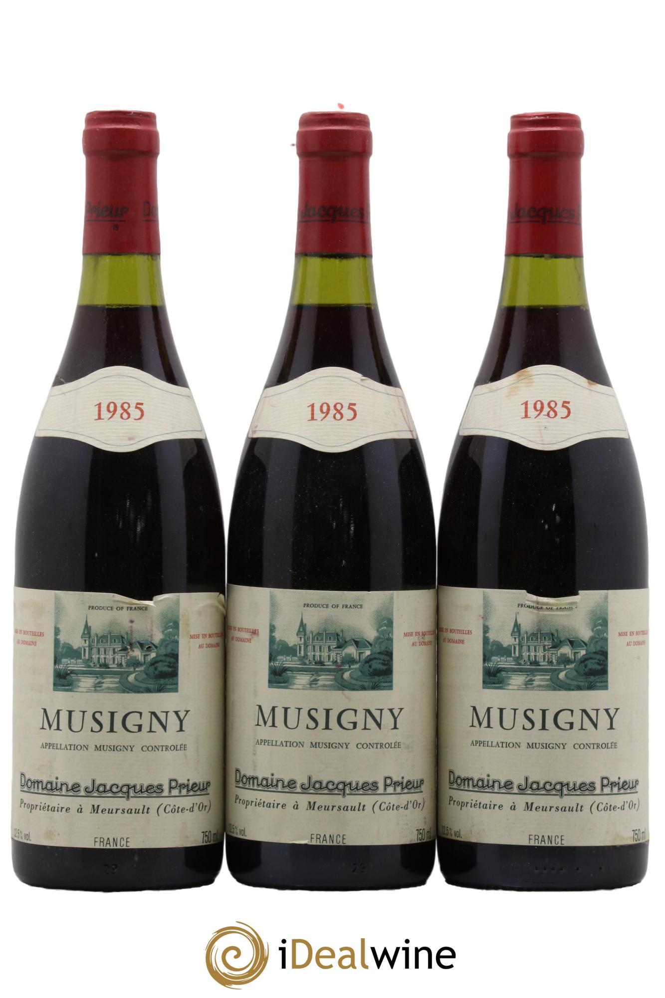 Musigny Grand Cru Jacques Prieur (Domaine) 1985 - Lotto di 3 bottiglie - 0