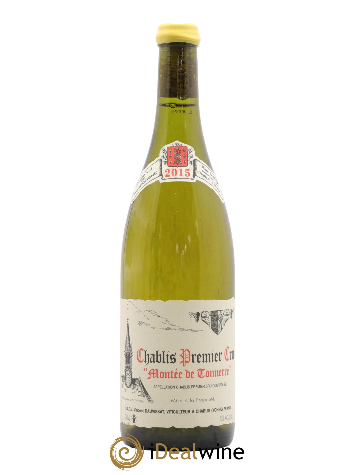 Chablis 1er Cru Montée de Tonnerre Vincent Dauvissat (Domaine) 2015 - Lot de 1 bouteille - 0