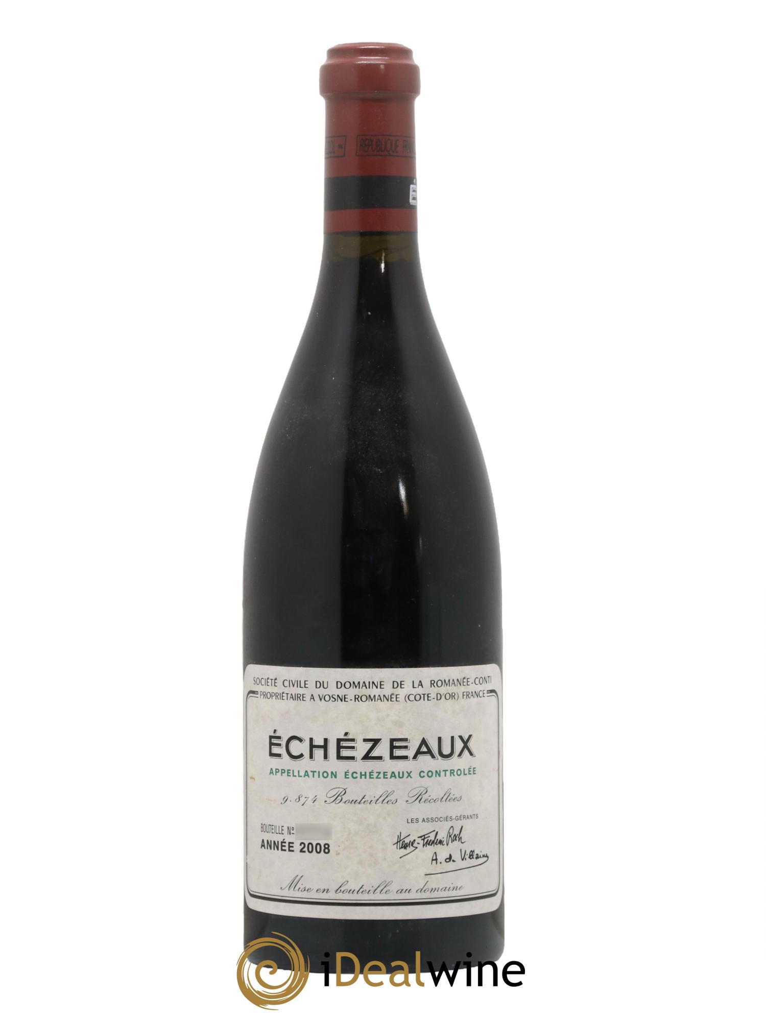 Echezeaux Grand Cru Domaine de la Romanée-Conti 2008 - Lotto di 1 bottiglia - 0