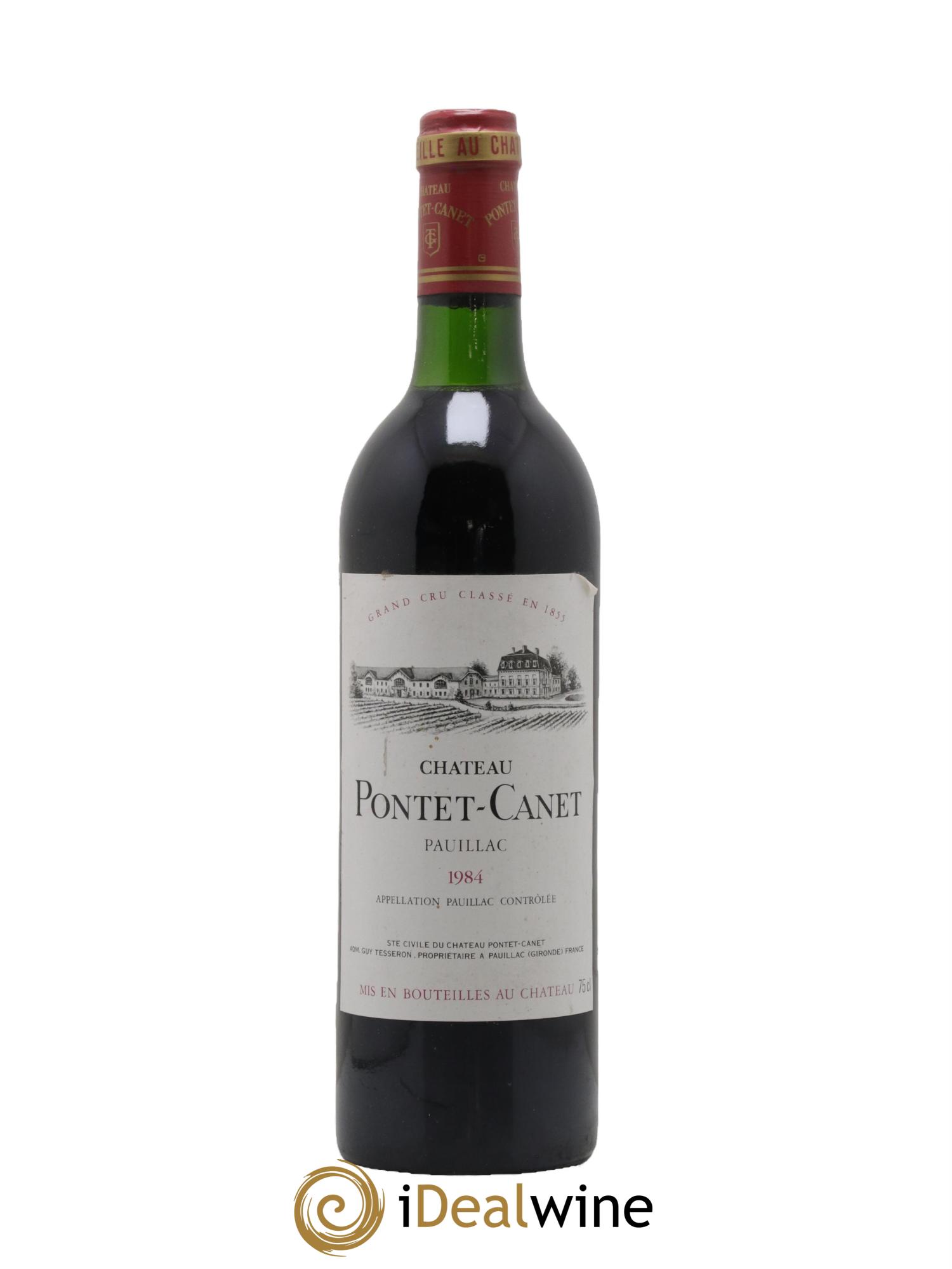 Château Pontet Canet 5ème Grand Cru Classé 1984 - Lotto di 1 bottiglia - 0