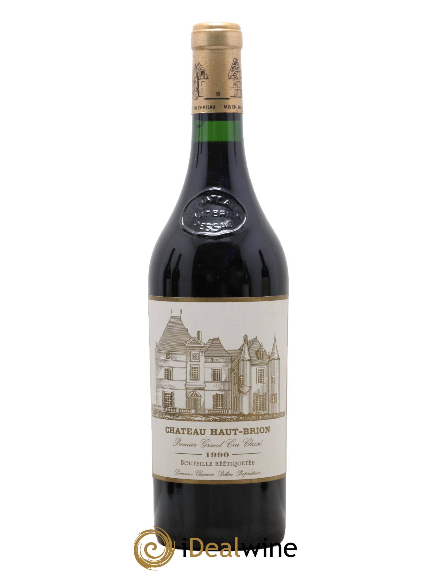 Château Haut Brion 1er Grand Cru Classé 1990 - Lot de 1 bouteille - 0