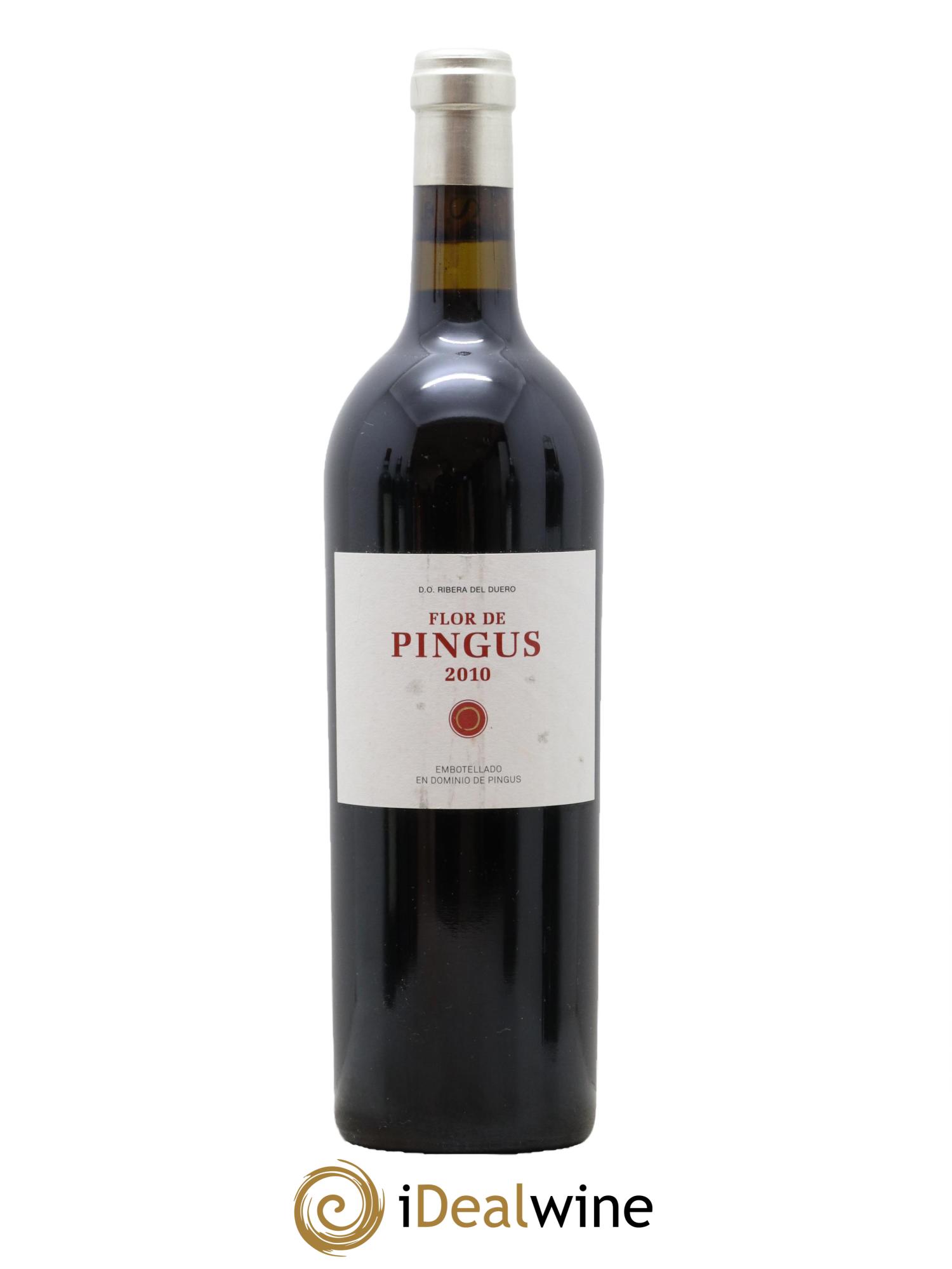 Ribera Del Duero Flor de Pingus Dominio de Pingus - Peter Sisseck 2010 - Lot de 1 bouteille - 0