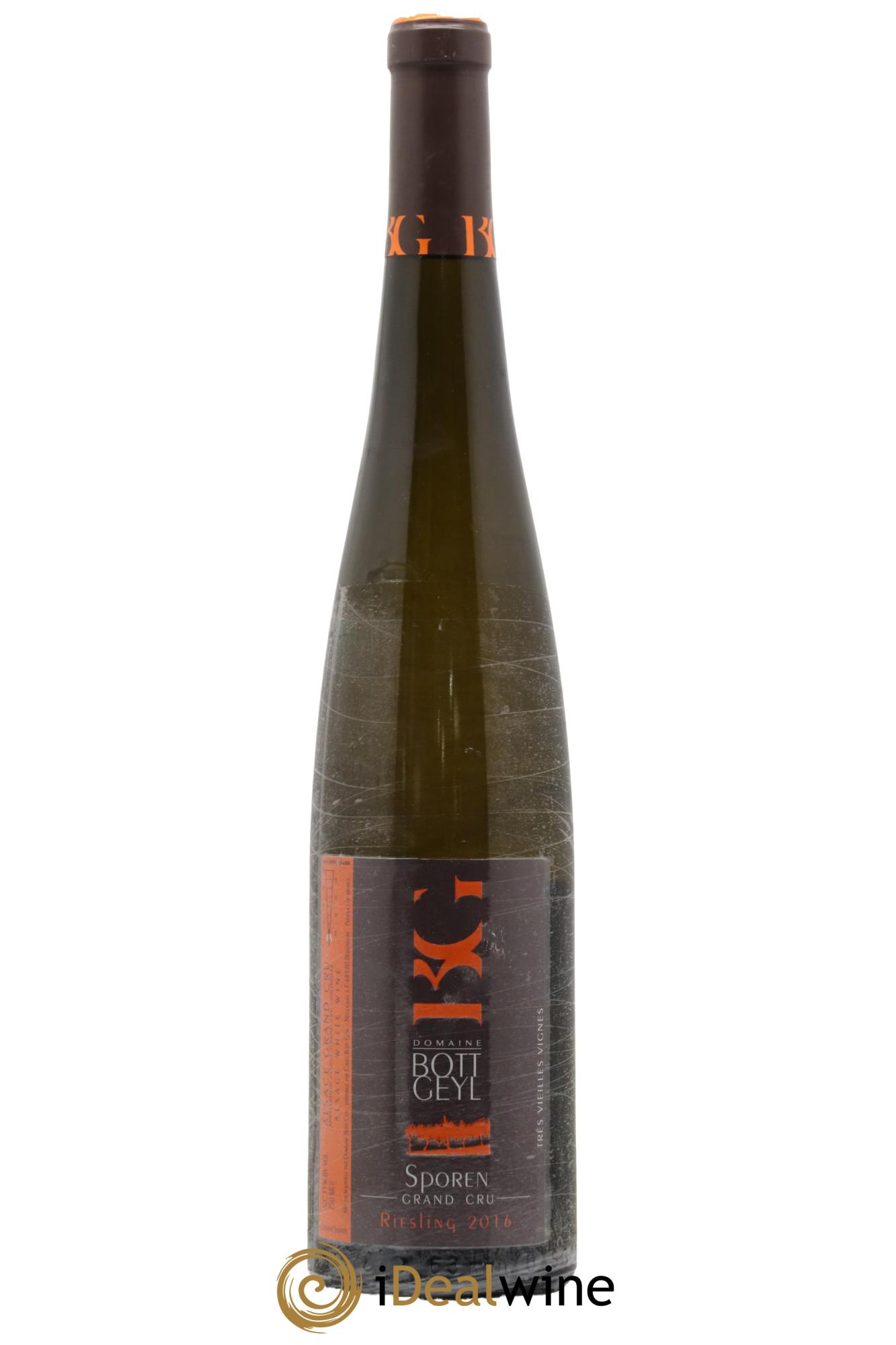 Alsace Riesling Très Vieilles Vignes Grand Cru Sporen Bott-Geyl (Domaine) 2016 - Posten von 1 Flasche - 0