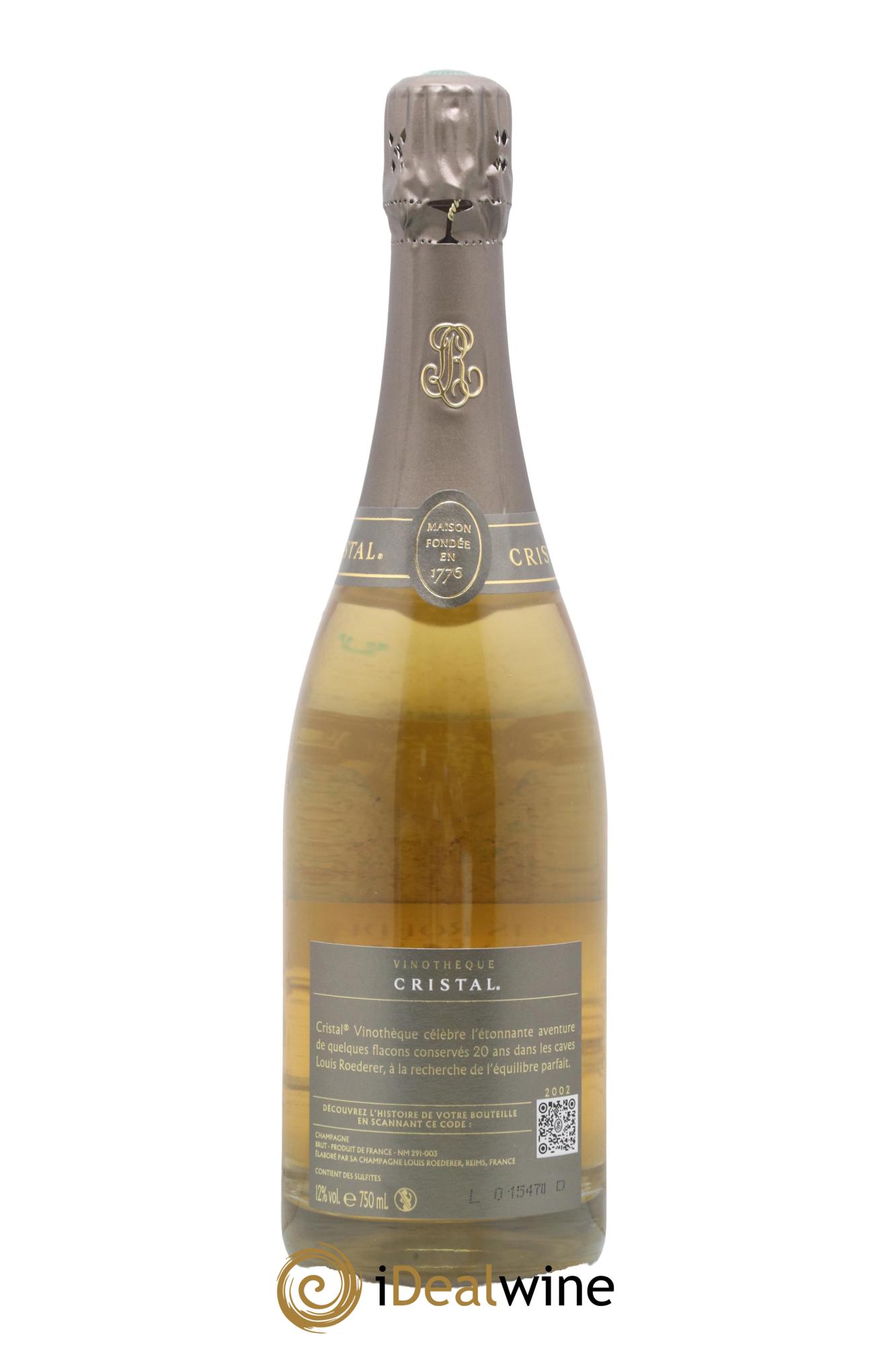 Cristal Vinothèque Louis Roederer 2002 - Lotto di 1 bottiglia - 2