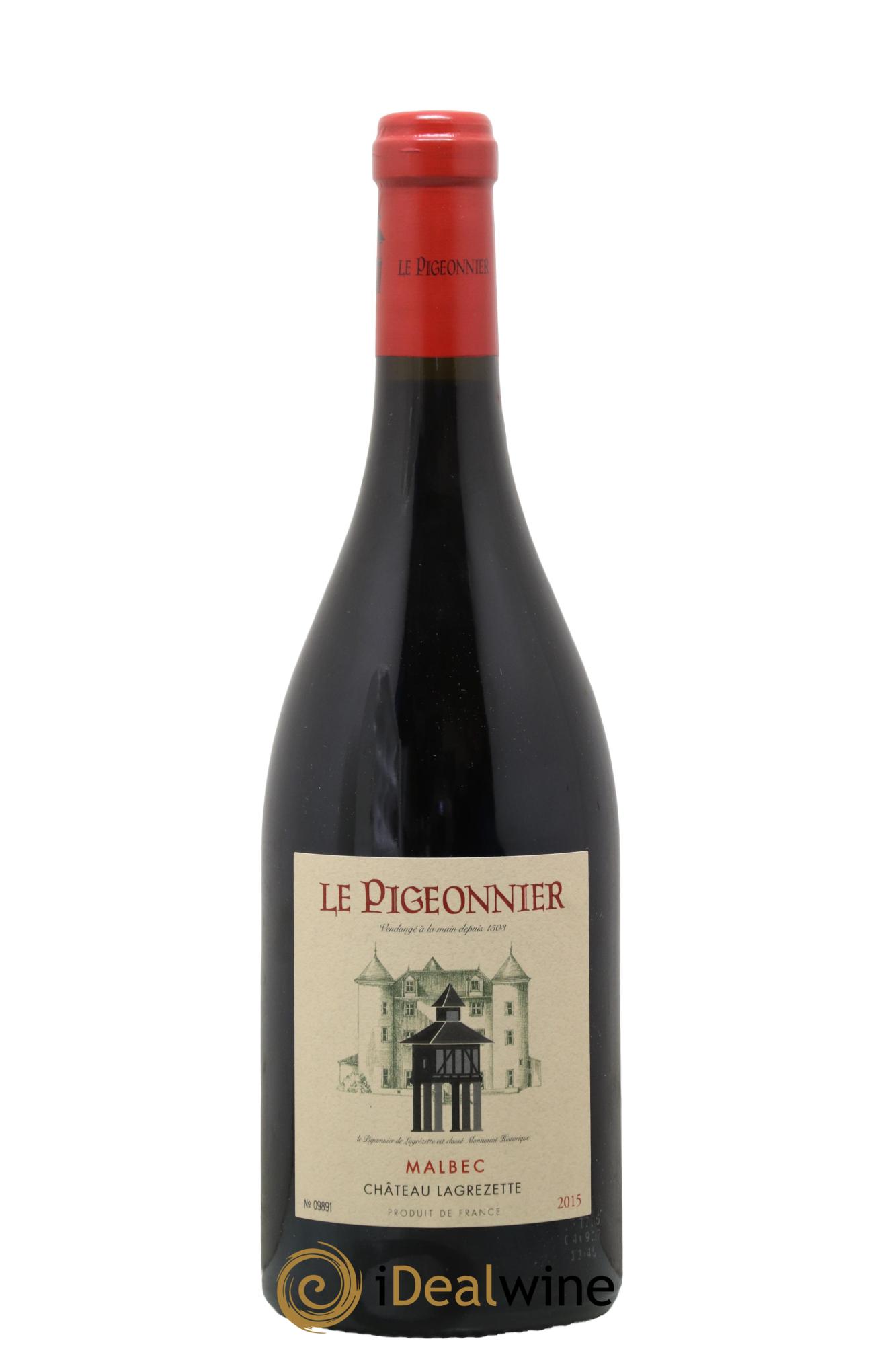 Cahors Château Lagrezette Le Pigeonnier Alain Dominique Perrin 2015 - Lot de 1 bouteille - 0