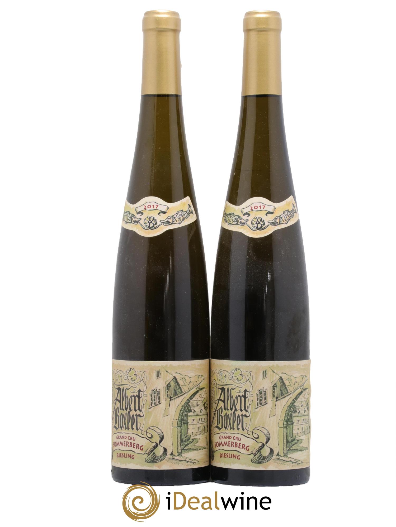 Alsace Riesling Grand Cru Sommerberg E Albert Boxler 2017 - Lot of 2 bottles - 0