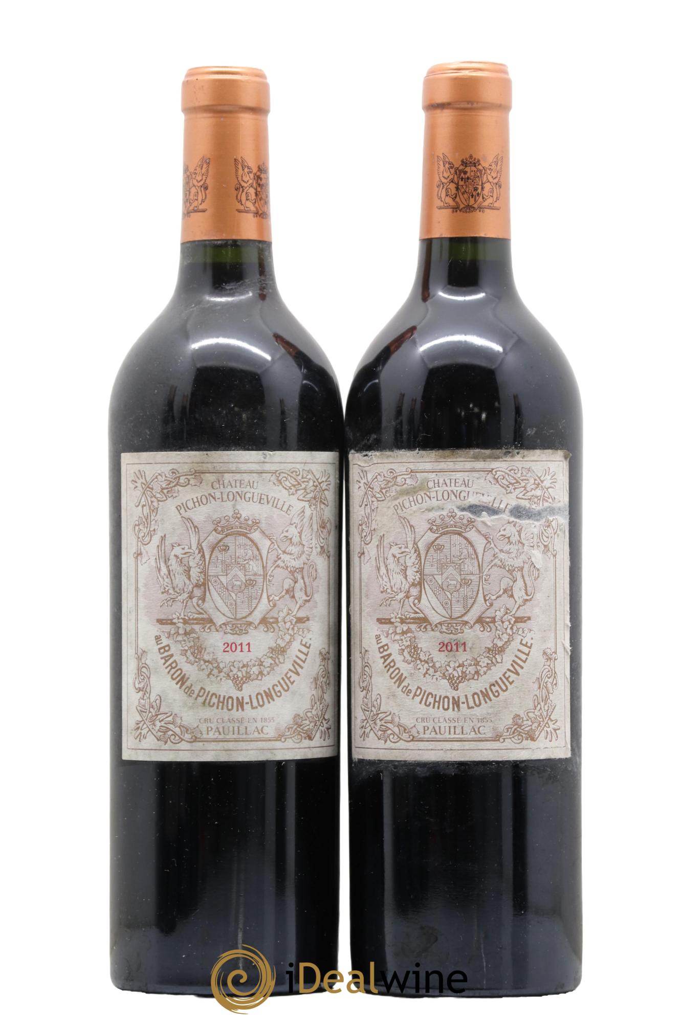 Pichon Longueville Baron 2ème Grand Cru Classé 2011 - Posten von 2 Flaschen - 0