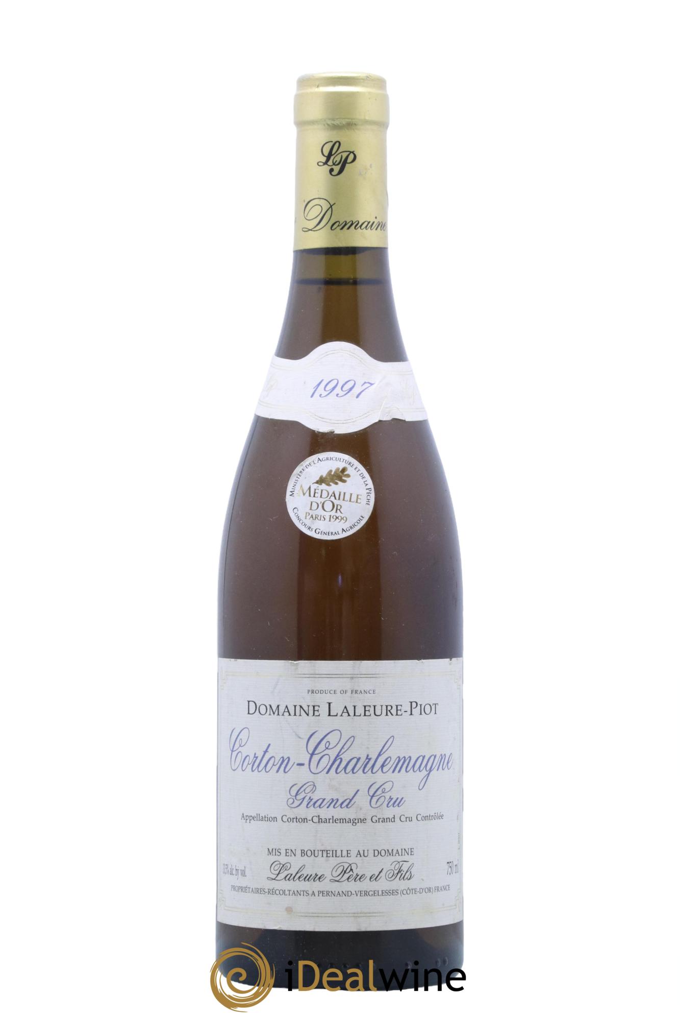 Corton-Charlemagne Grand Cru Laleur-Piot  1997 - Posten von 1 Flasche - 0