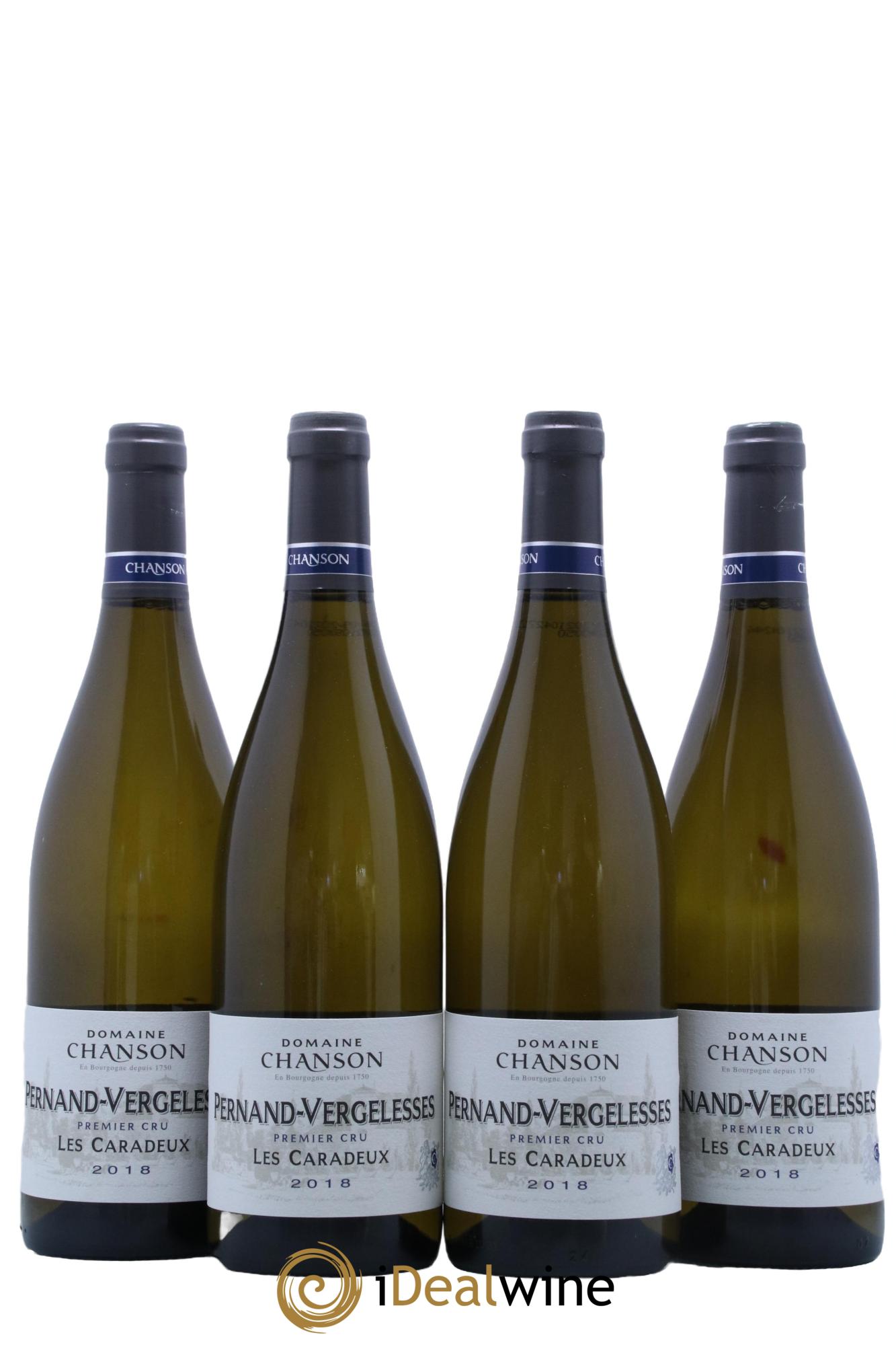 Pernand-Vergelesses 1er Cru Les Caradeux Chanson 2018 - Lot de 4 bouteilles - 0