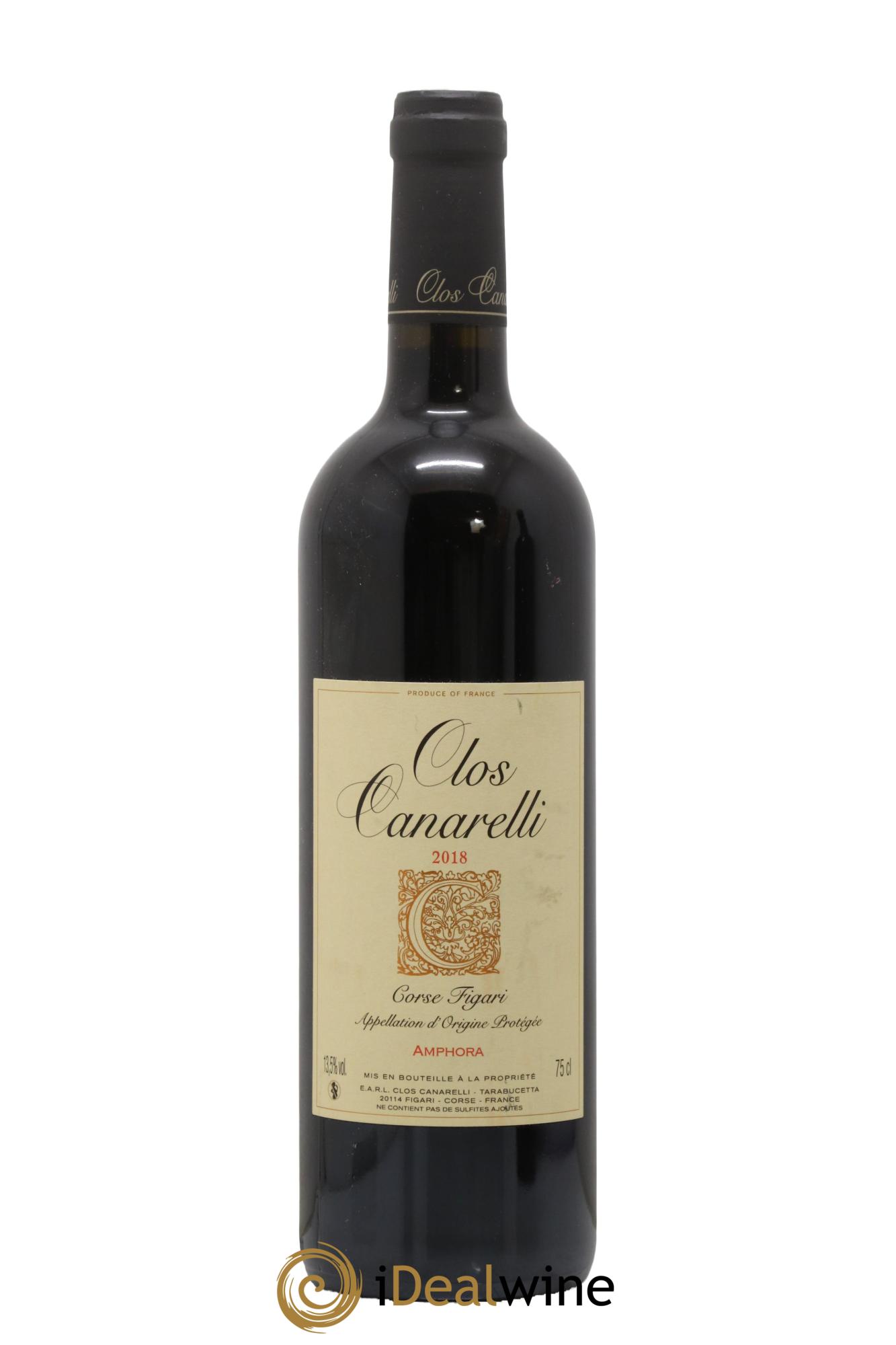 Figari Amphora Clos Canarelli  2018 - Lotto di 1 bottiglia - 0