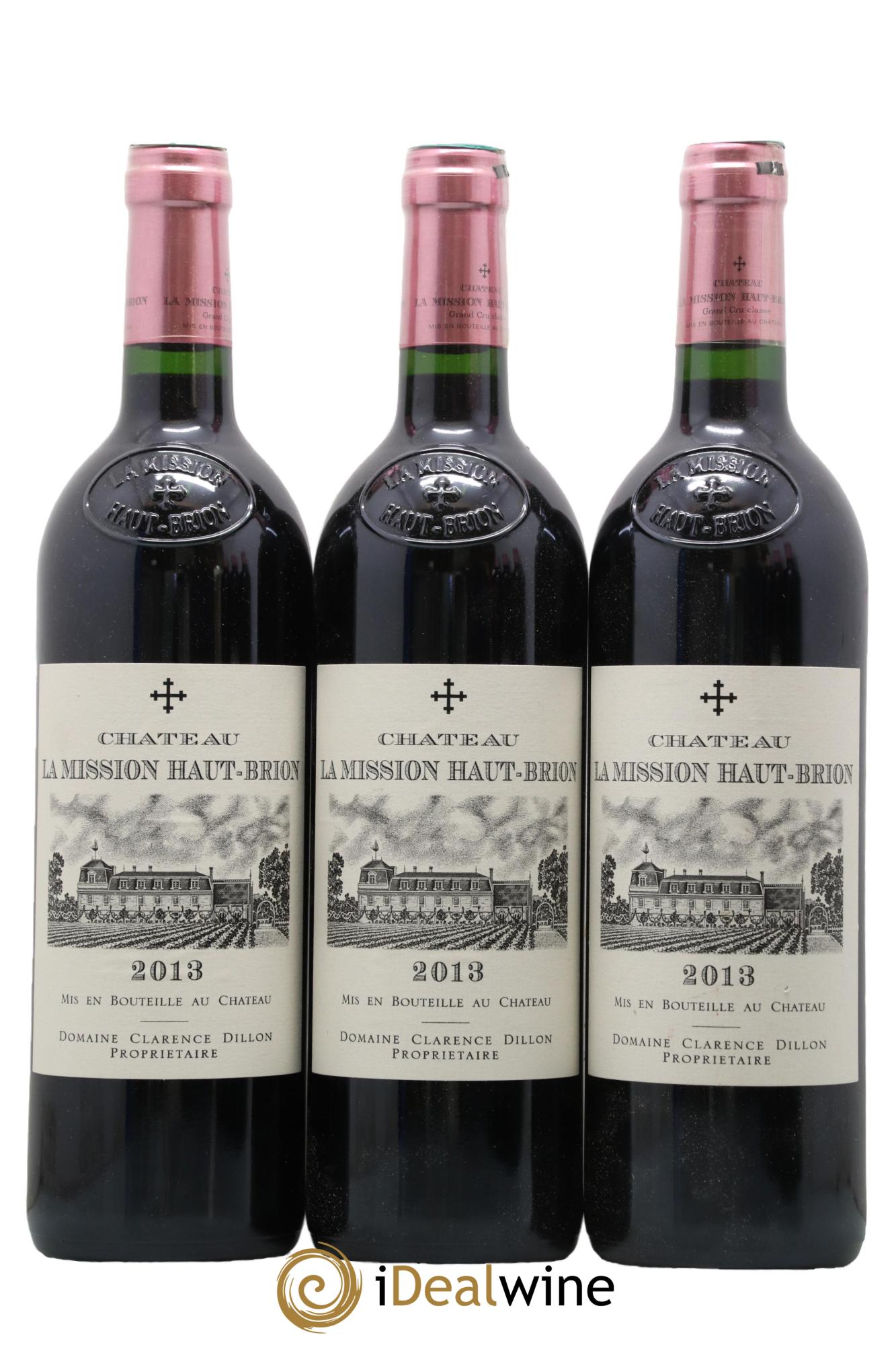 Château la Mission Haut-Brion Cru Classé de Graves 2013 - Lotto di 3 bottiglie - 0