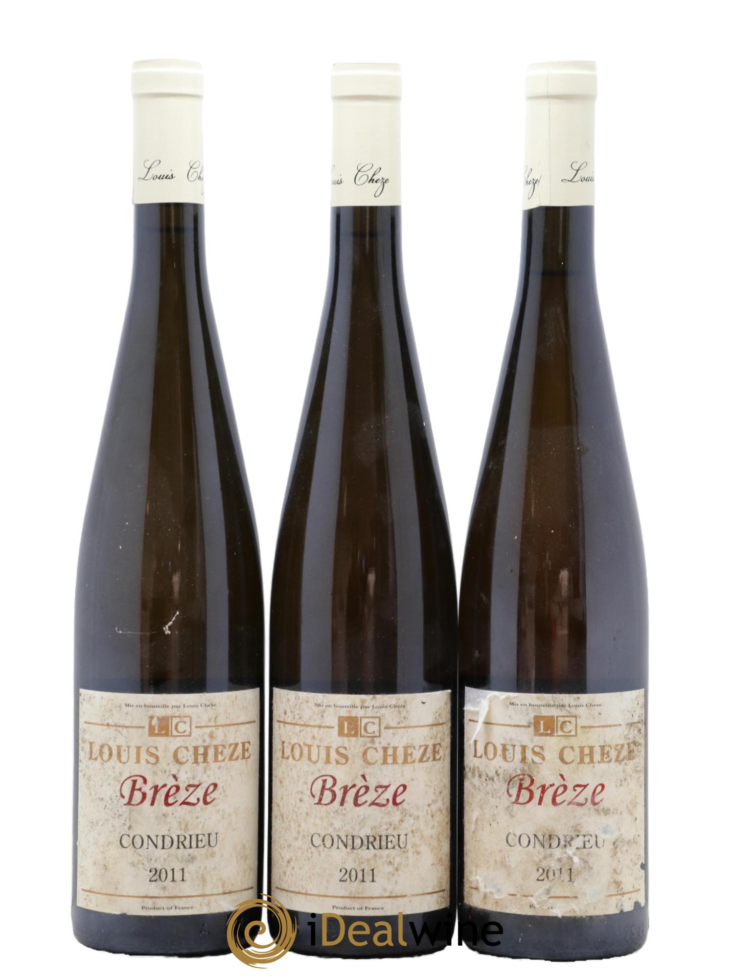 Condrieu Brèze Louis Cheze (Domaine)  2011 - Lot de 3 bouteilles - 0