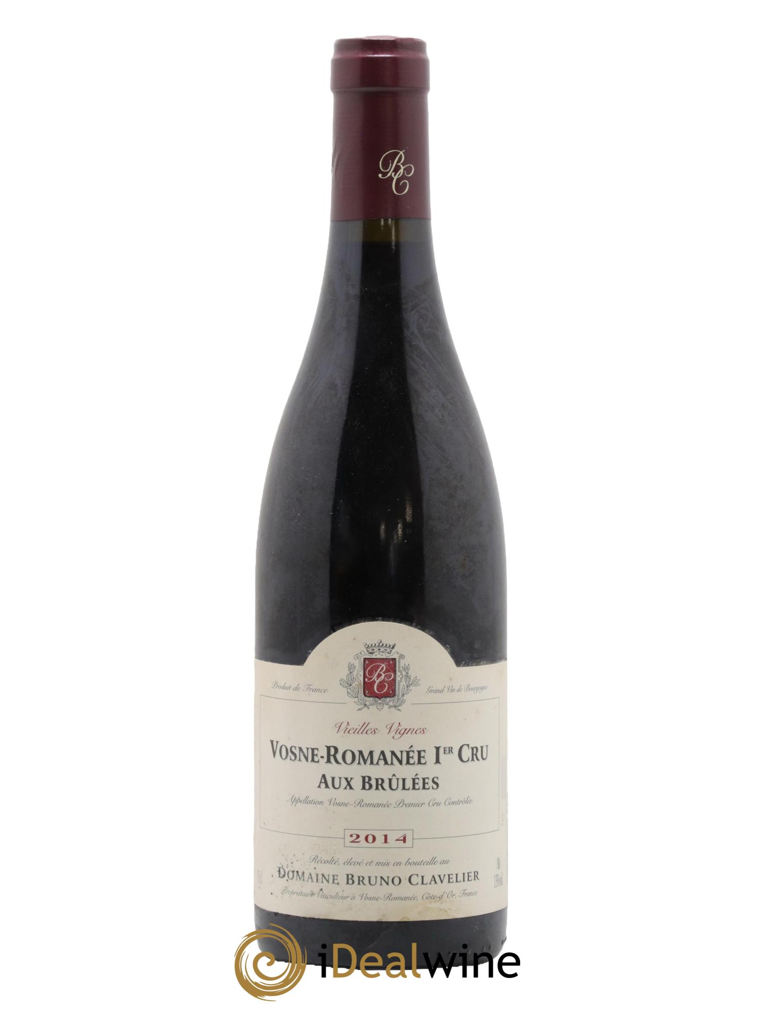 Vosne-Romanée 1er Cru Aux Brulées Vieilles Vignes Bruno Clavelier 2014 - Lot de 1 bouteille - 0