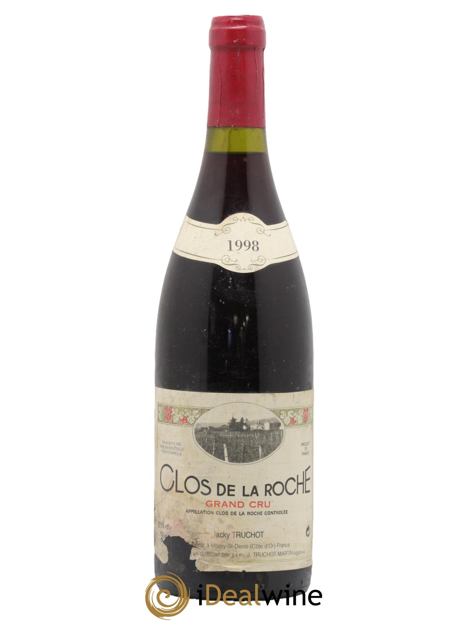 Clos de la Roche Grand Cru Jacky Truchot 1998 - Lot de 1 bouteille - 0