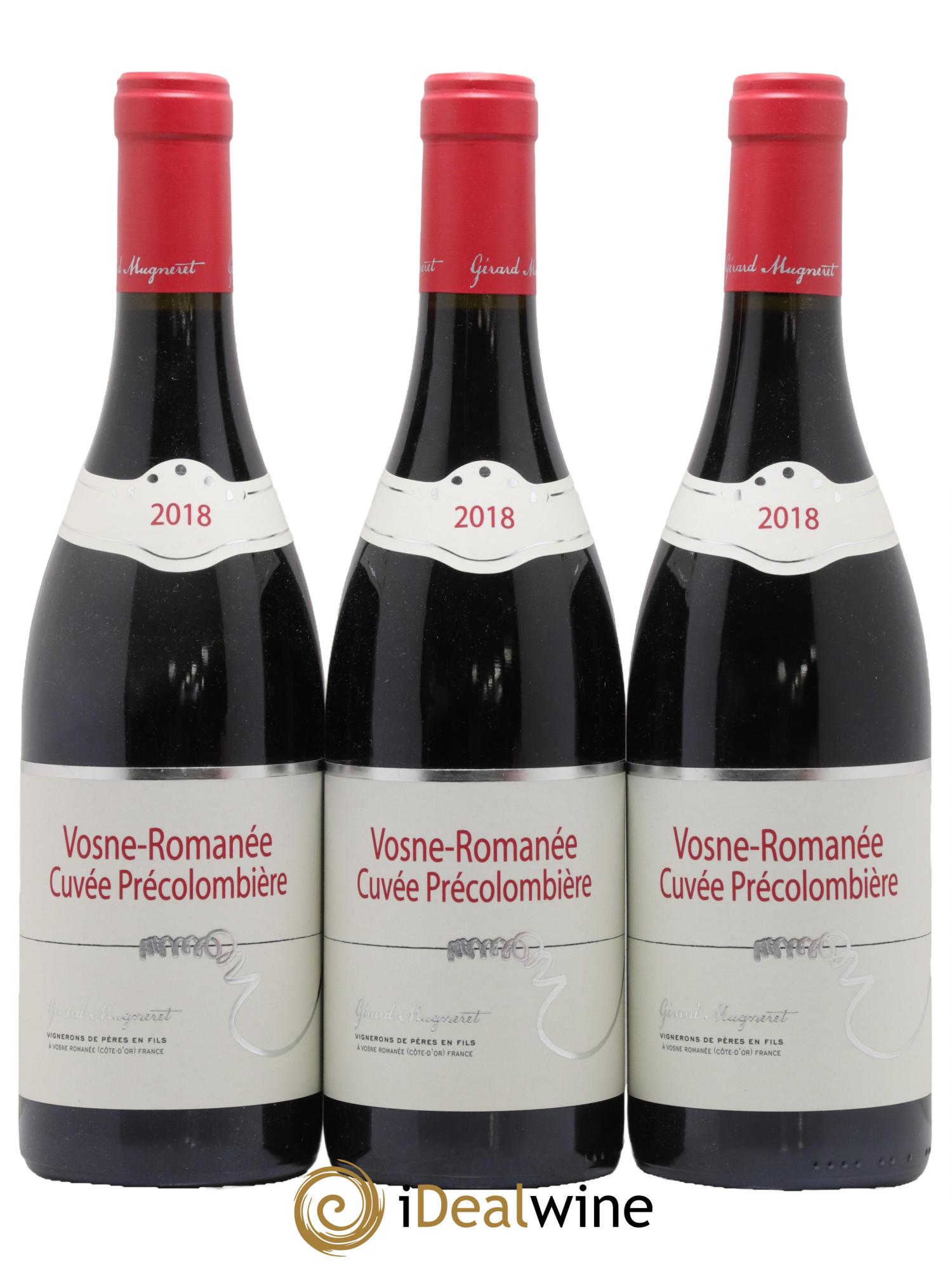 Vosne-Romanée Précolombière Gérard Mugneret 2018 - Lot de 3 bouteilles - 0