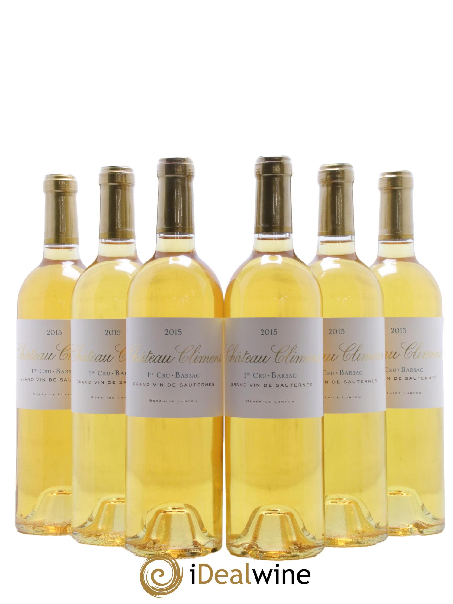 Château Climens 1er Grand Cru Classé 2015 - Lot de 6 bouteilles - 0