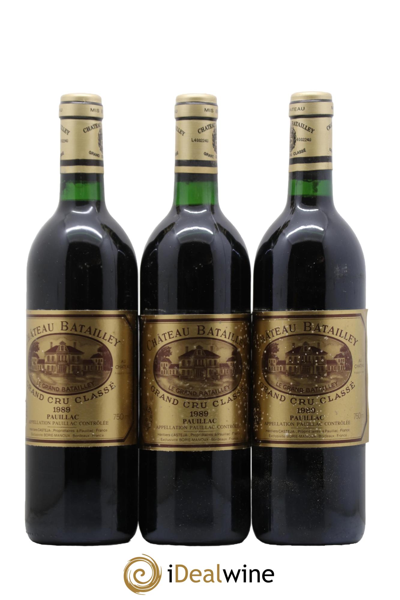 Château Batailley 5ème Grand Cru Classé 1989 - Lot de 12 bouteilles - 4