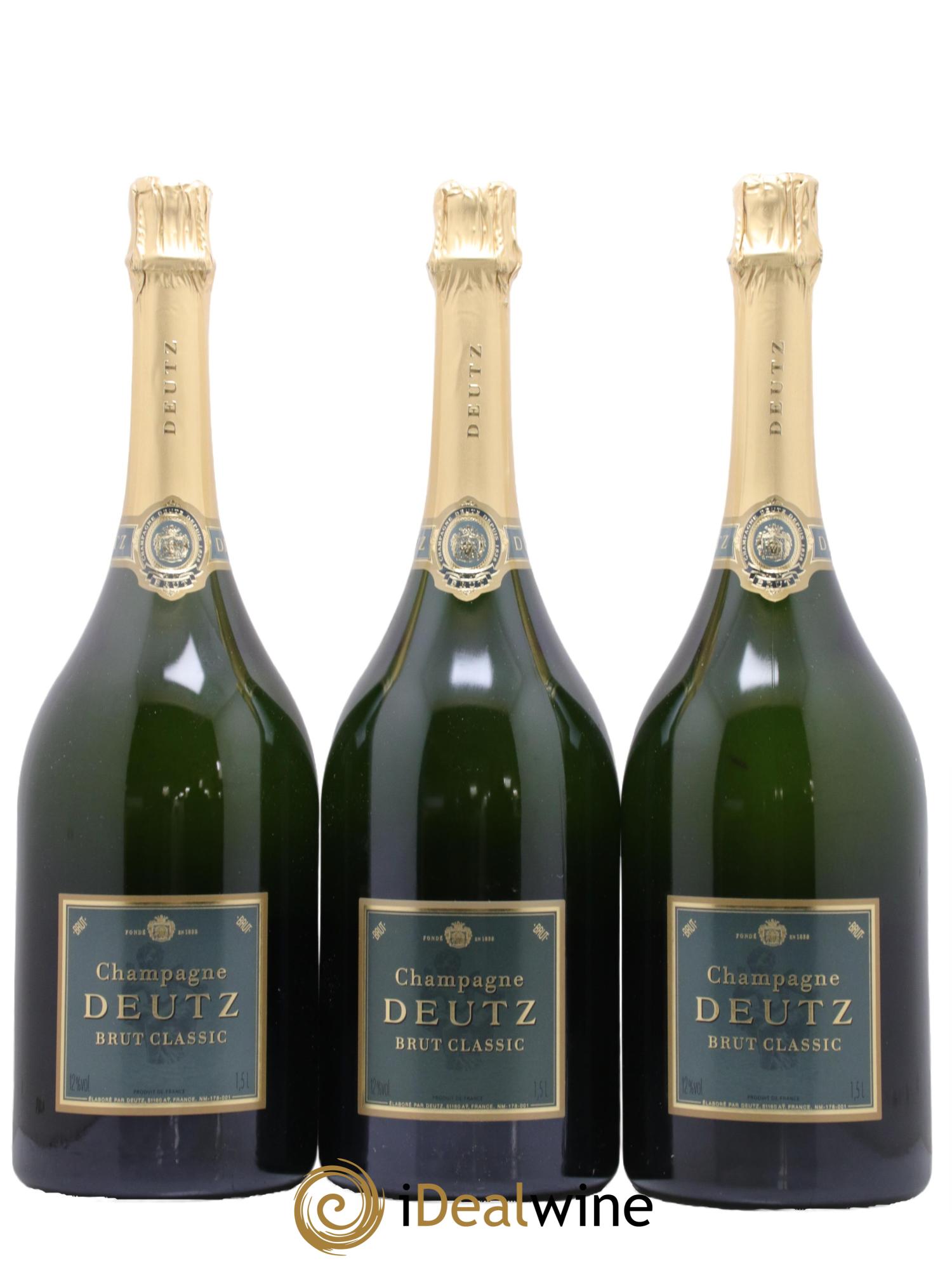 Brut Classic Deutz - Lot of 3 magnums - 0