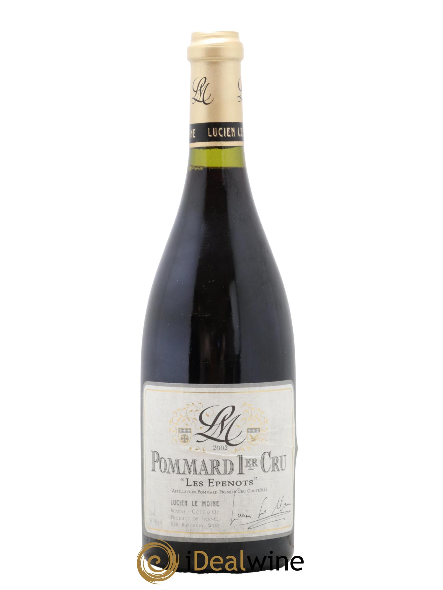 Pommard 1er Cru Les Epenots Lucien Le Moine 2002 - Lot de 1 bouteille - 0