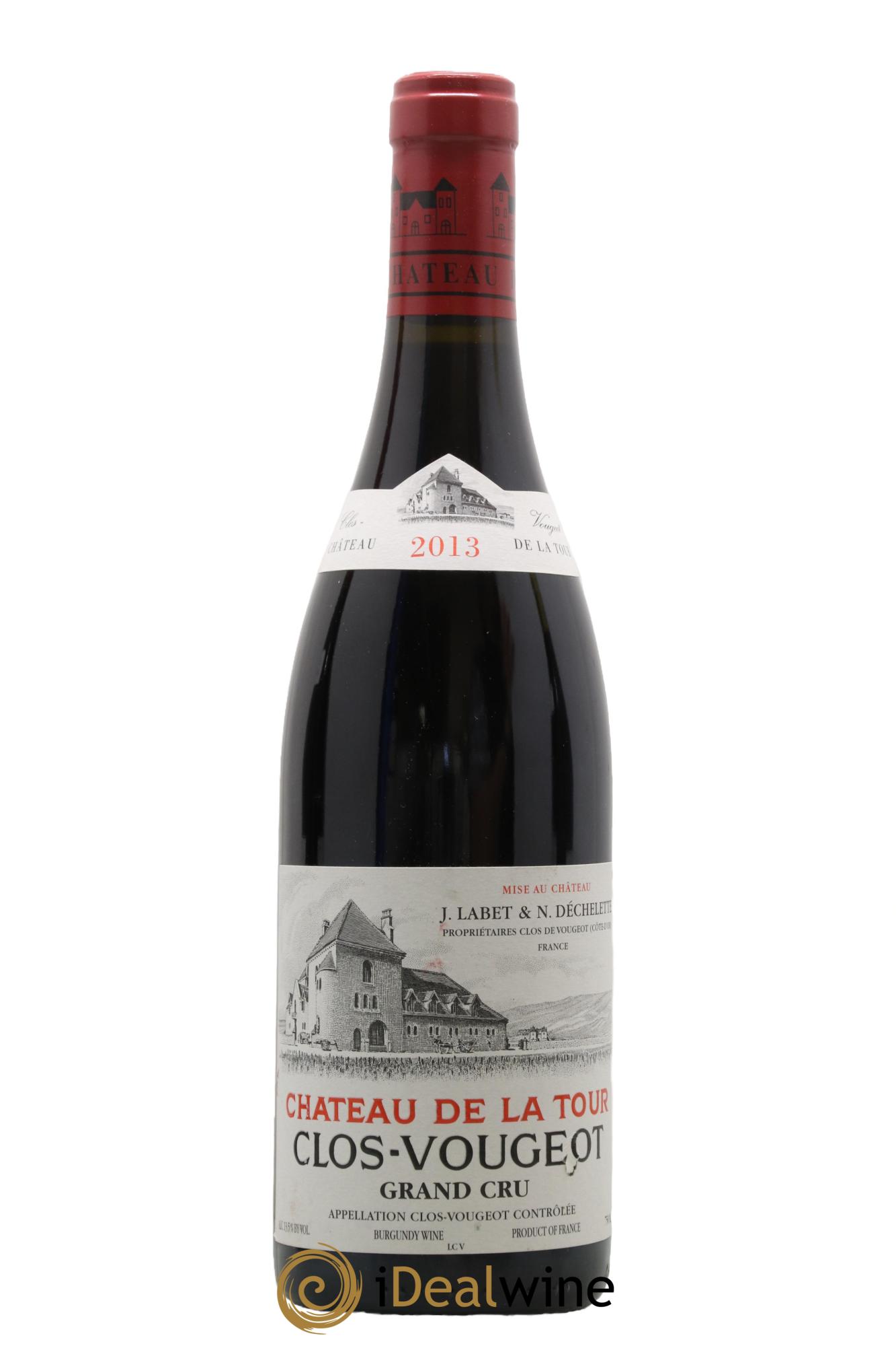 Clos de Vougeot Grand Cru Château de La Tour 2013 - Lot de 1 bouteille - 0