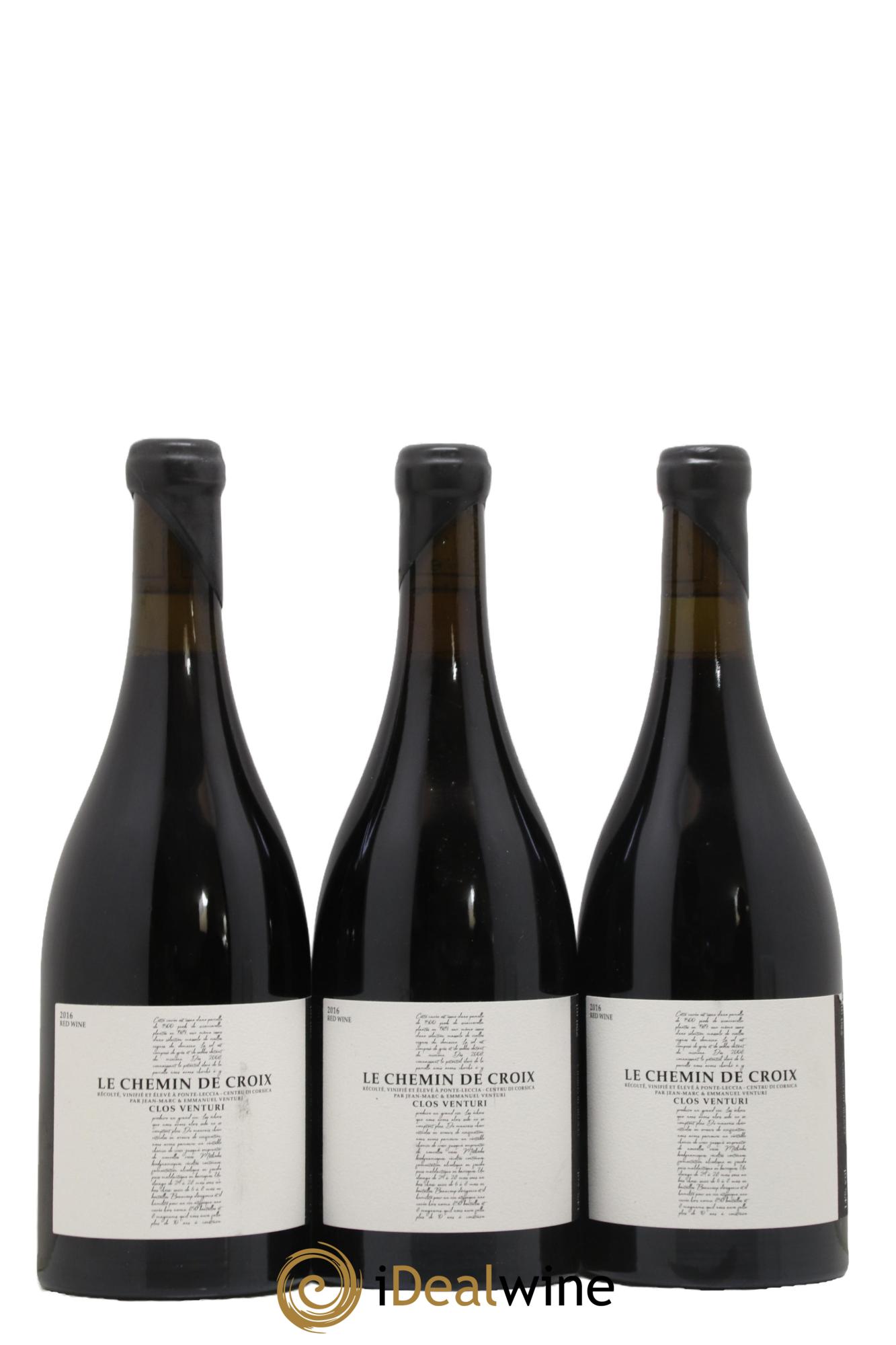 Vin de Corse Le Chemin de Croix Clos Venturi 2016 - Lot de 3 bouteilles - 0