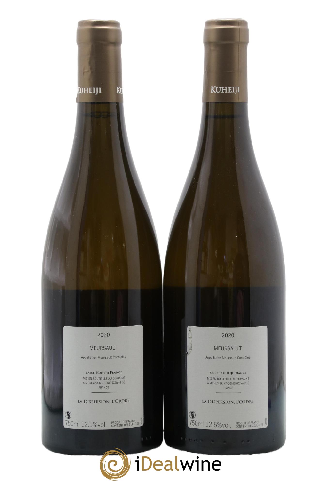 Meursault Domaine Kuheiji 2020 - Lot of 2 bottles - 1